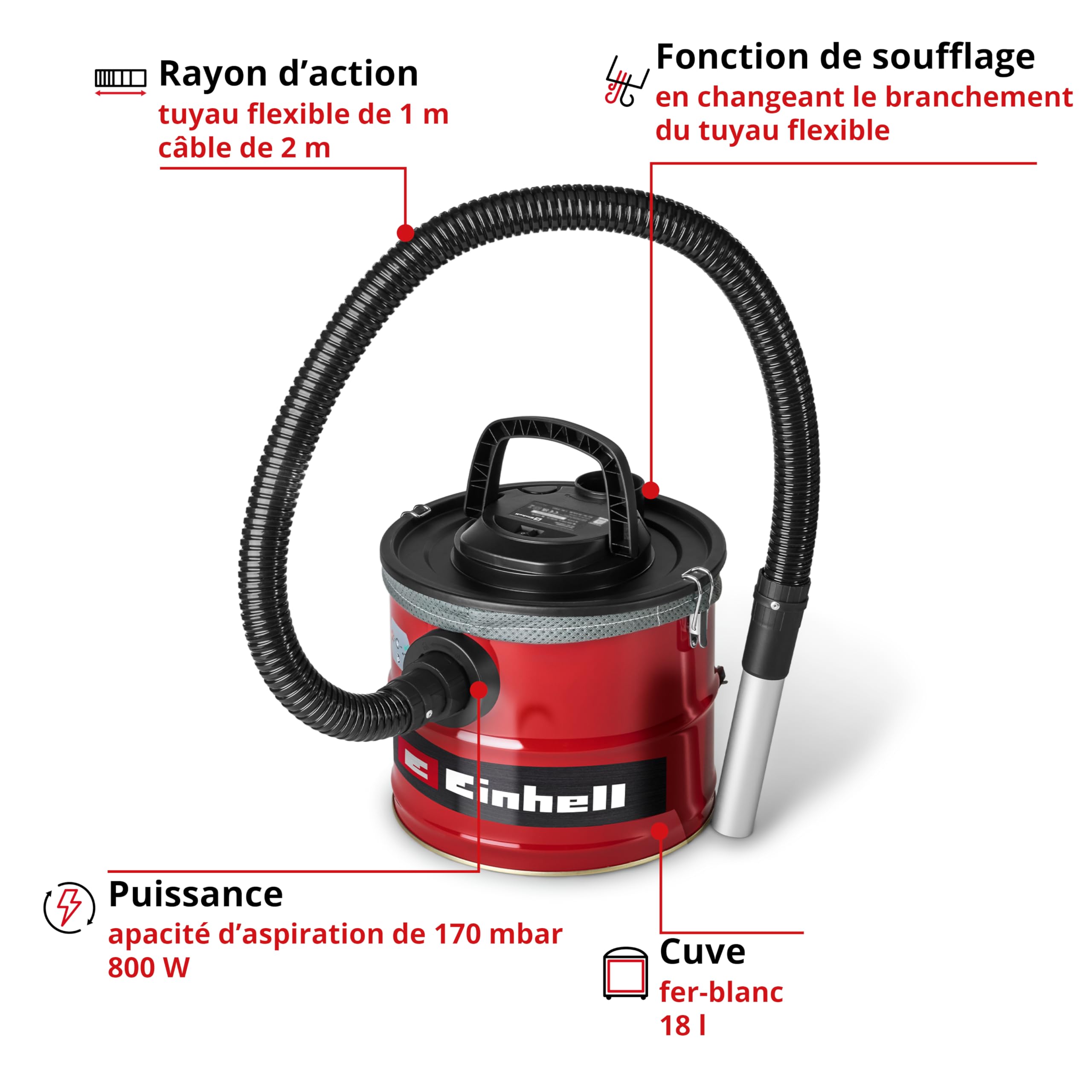 einhell-tc-av-1830-d-aspirateur-cendres-800-w-18-l image 2