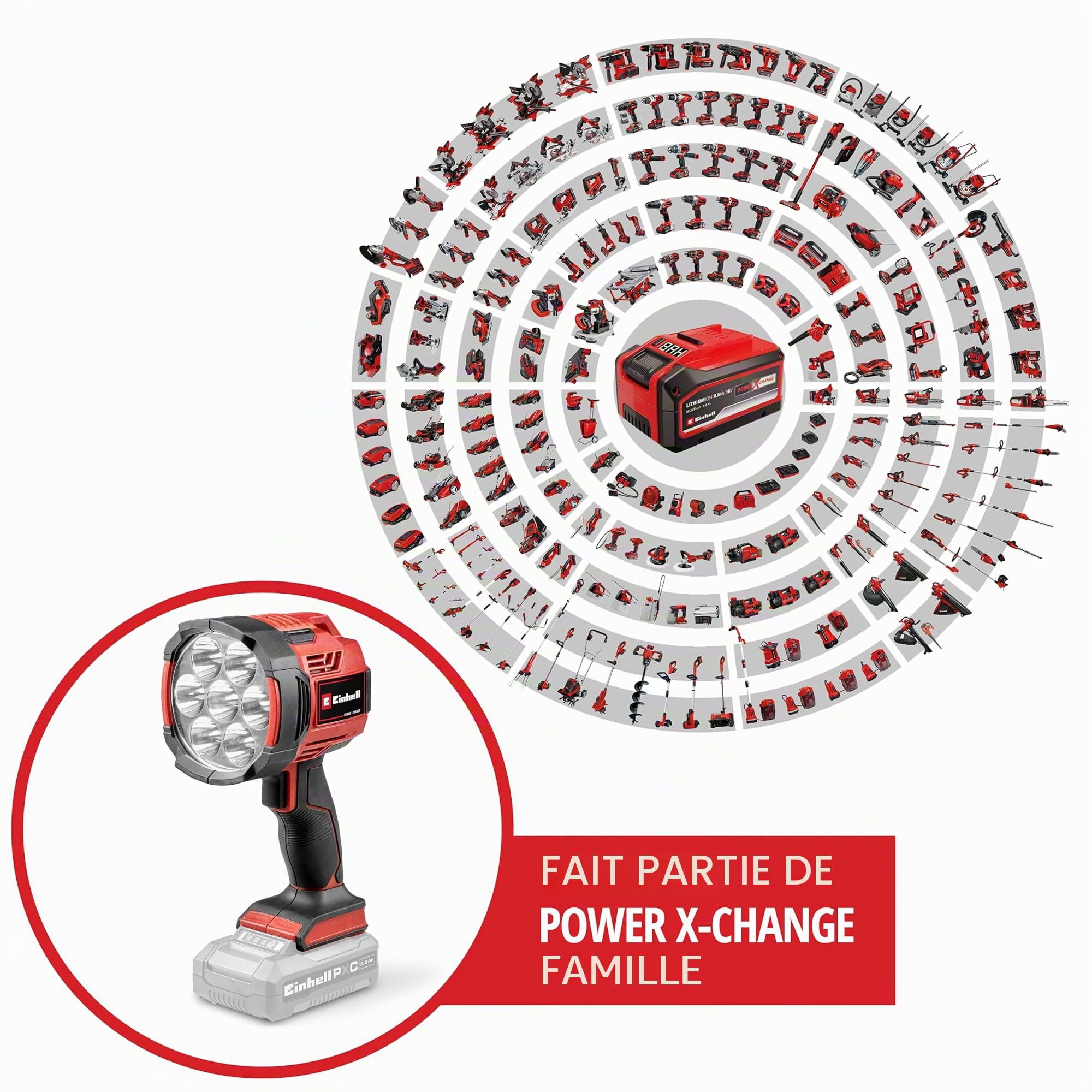 einhell-te-cl-18-2500-li-solo-lampe-torche-18v-solo-2500-lm image 2