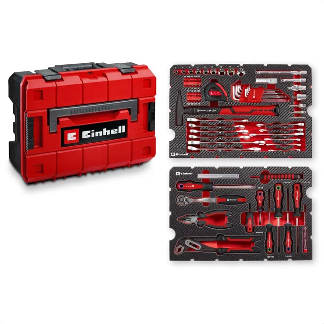 einhell-e-case-coffret-outils-80-pi-ces-chrome-vanadium image 1