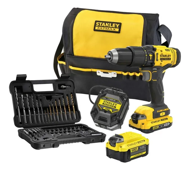 stanley-v20-perceuse-percussion-sfmcd711dma-qw-kit-2-batteries image 1