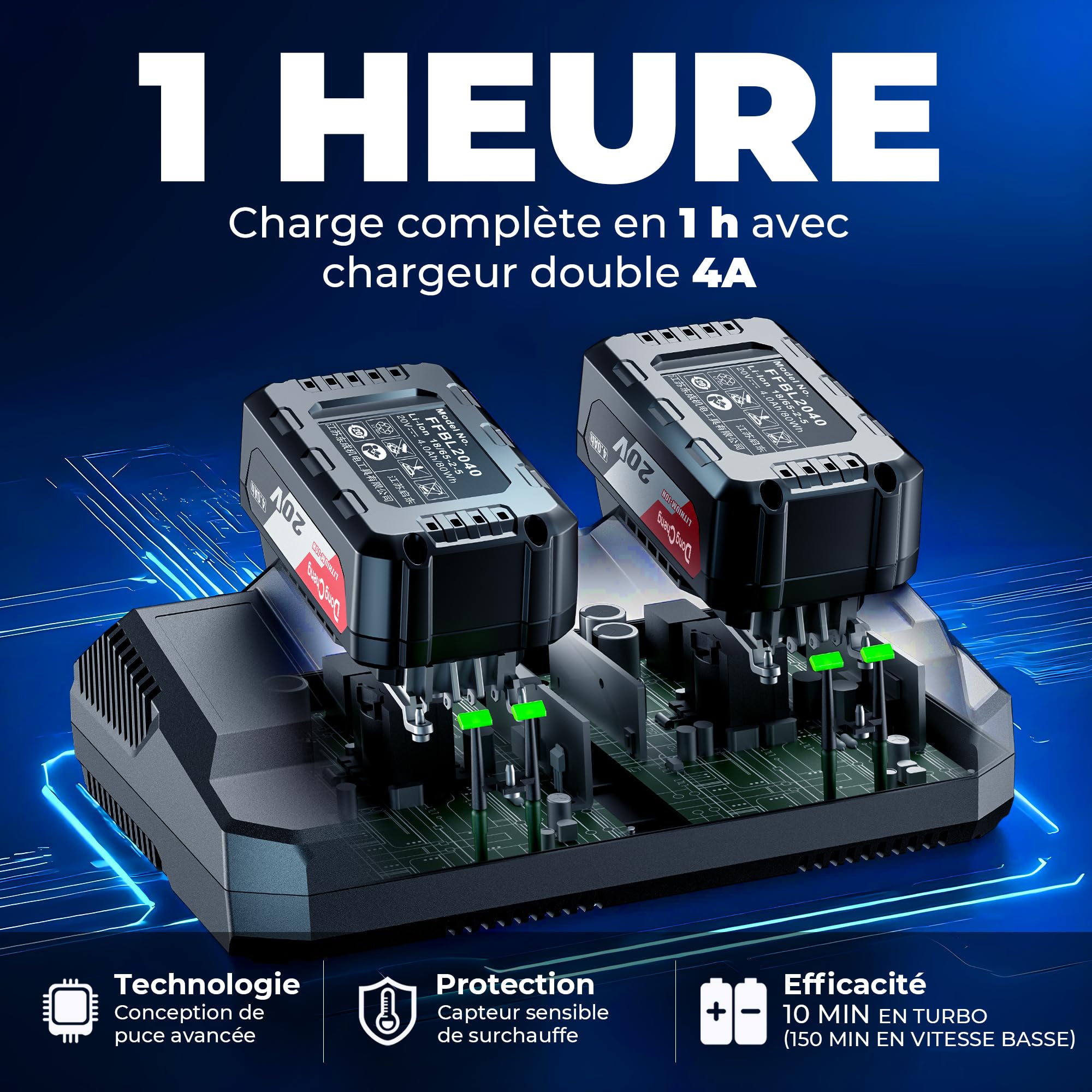 dongcheng-souffleur-feuilles-sans-fil-2x20v-4ah-turbo image 7