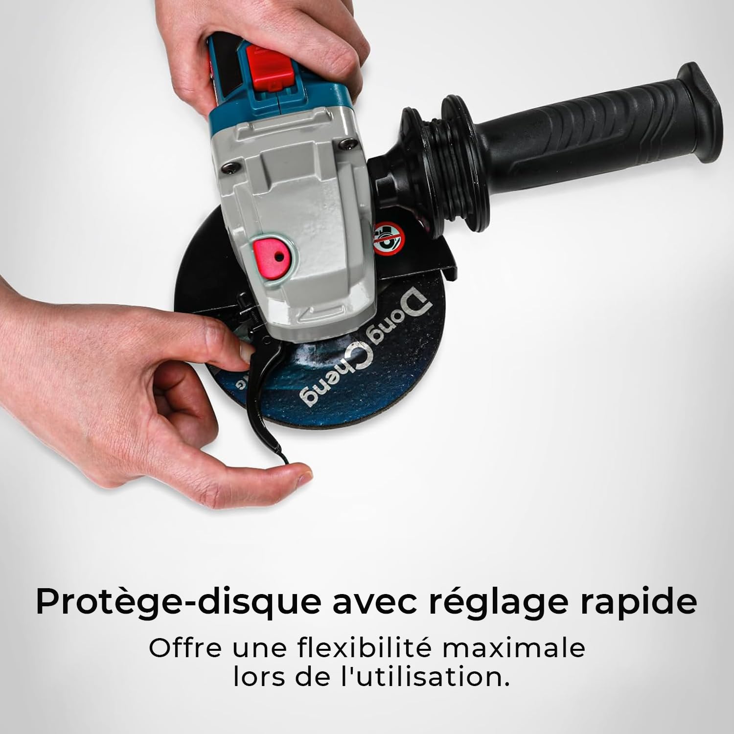 dongcheng-meuleuse-d-angle-sans-fil-18v-125mm-batterie-4ah image 3