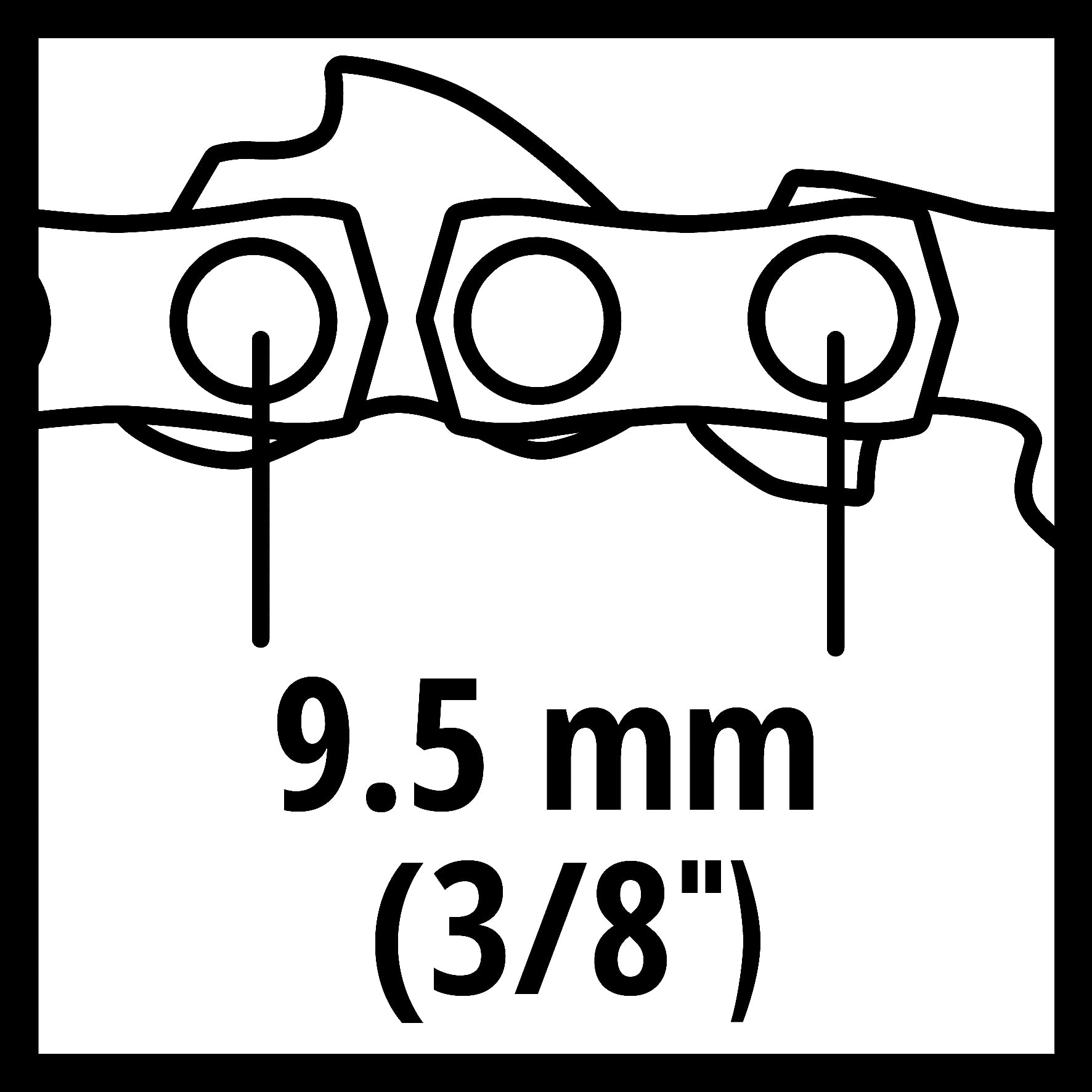 einhell-cha-ne-tron-onneuse-40-cm-57-maillons-gc-ec-2040 image 4