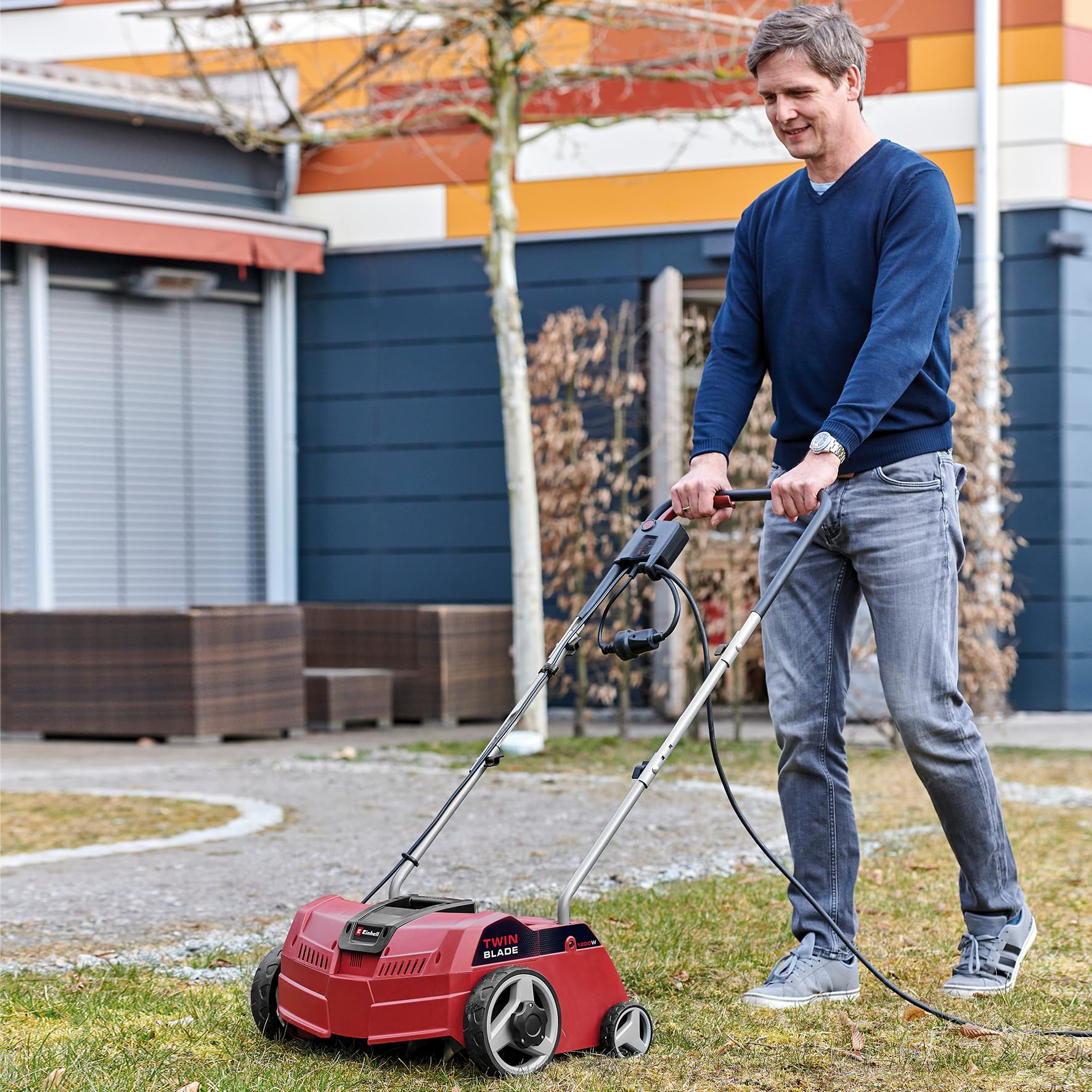 einhell-gc-es-1231-1-scarificateur-lectrique-1200w-sans-bac image 2
