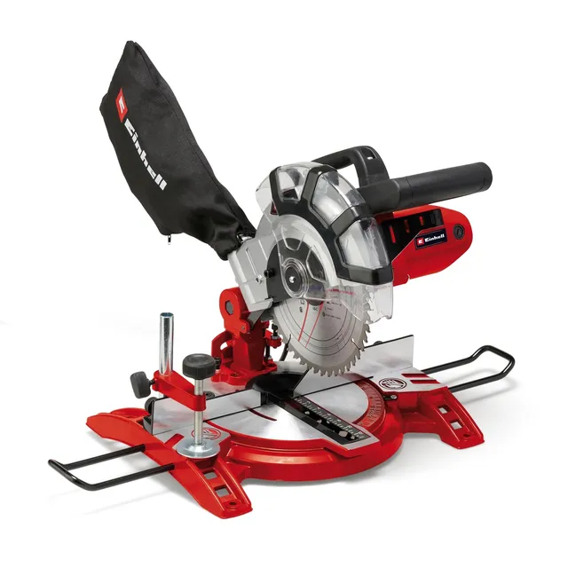 einhell-tc-ms-2112-scie-onglets-1600-w-lame-210-mm image 1