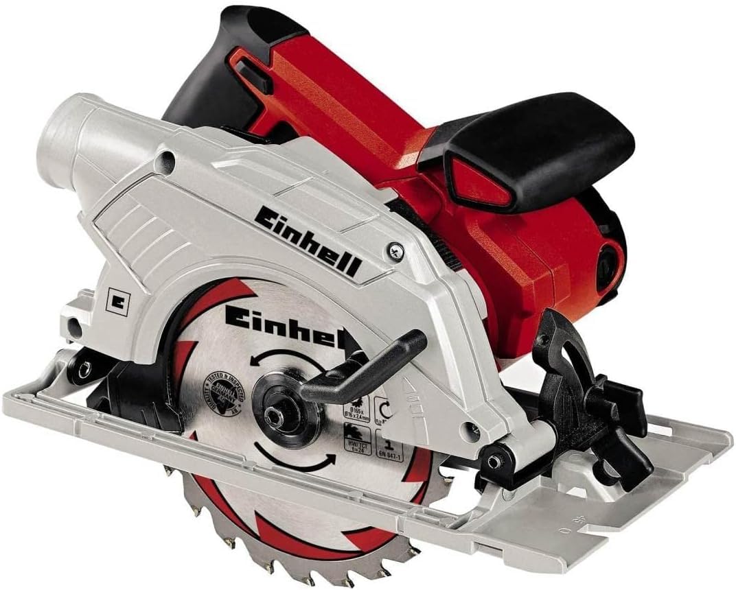 einhell-te-cs-165-scie-circulaire-1200-w-lame-165-mm-55-mm image 1