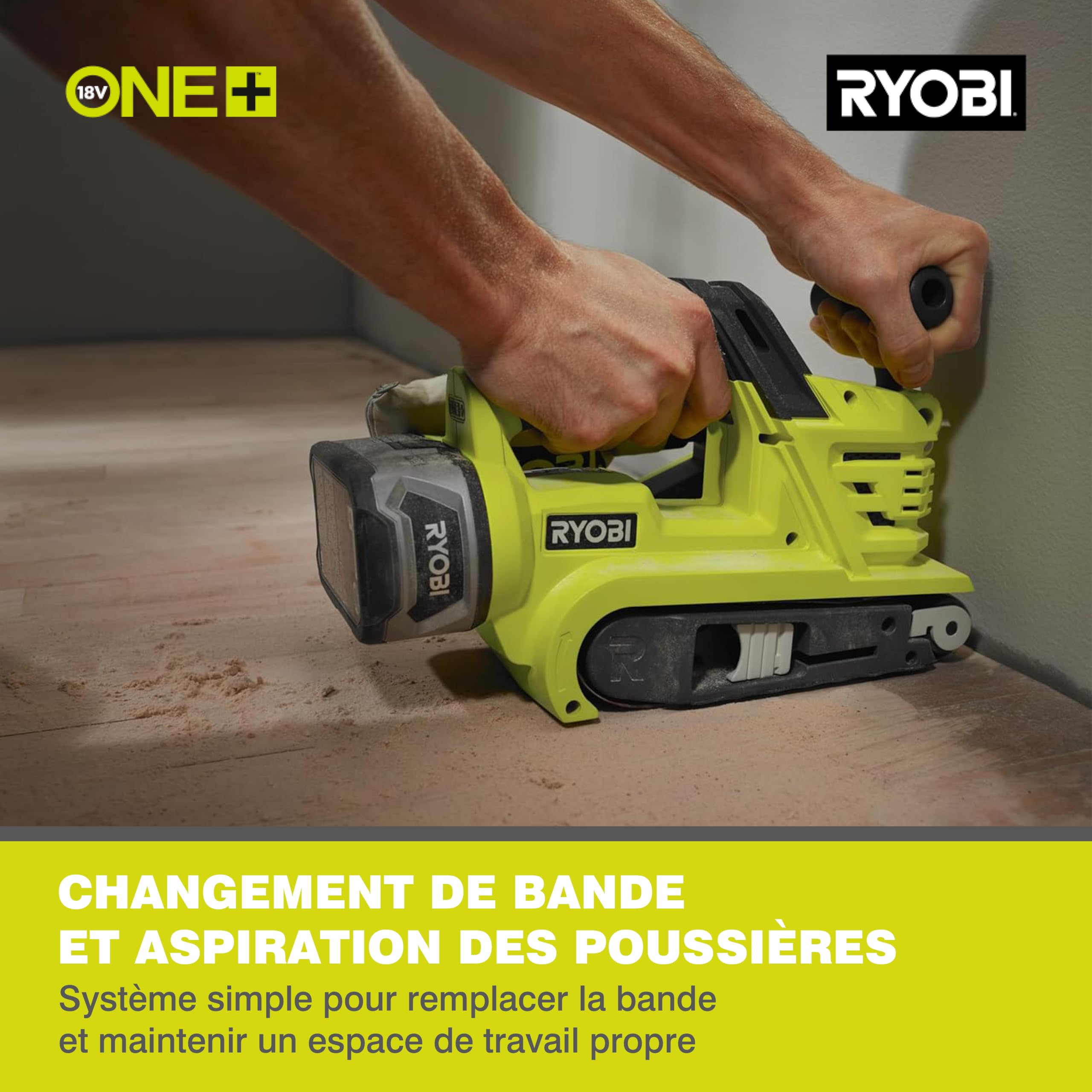 ryobi-one-r18bs-0-ponceuse-bande-18v-76x457-mm-nue image 5