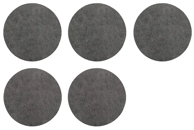 kwb-by-einhell-kit-5-grilles-abrasives-180-mm-p80-p120 image 1