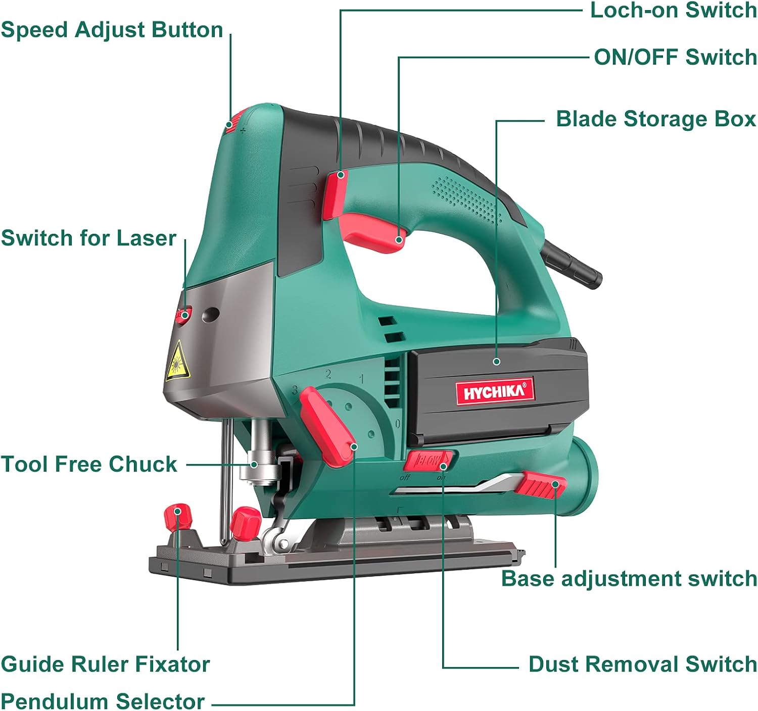 hychika-scie-sauteuse-filaire-800w-js-100c-laser-110mm image 2