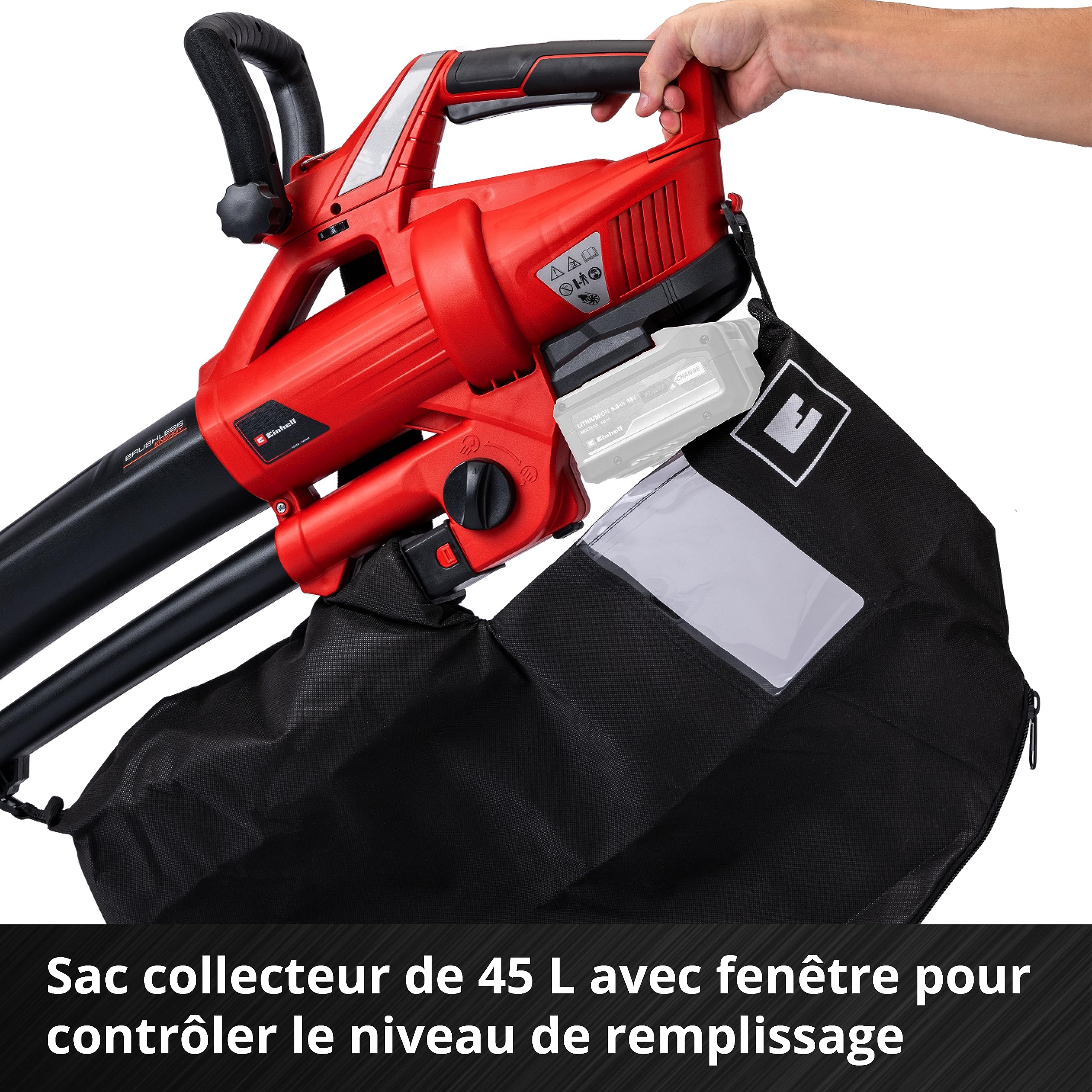 einhell-ge-cl-36-li-e-solo-aspirateur-souffleur-45-l-sans-batterie image 8