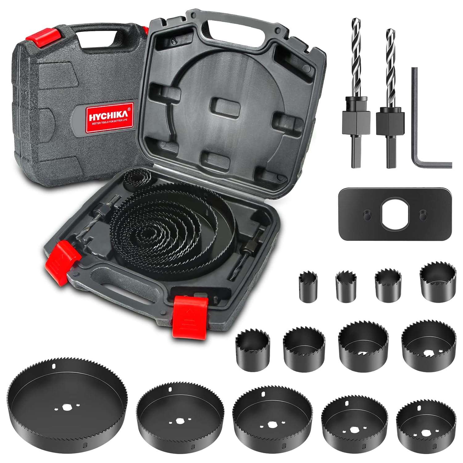 hychika-coffret-scies-cloches-19-pi-ces-19-152-mm image 1