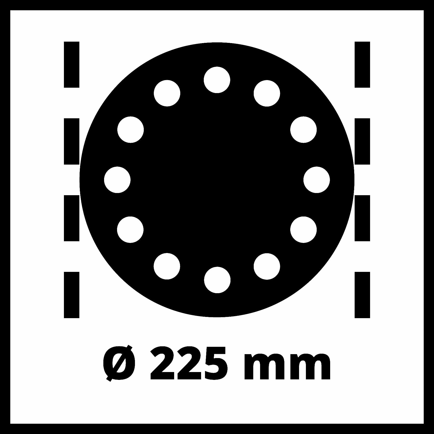 einhell-tc-dws-225-ponceuse-murale-1220-w-225-mm-6-abrasifs image 8