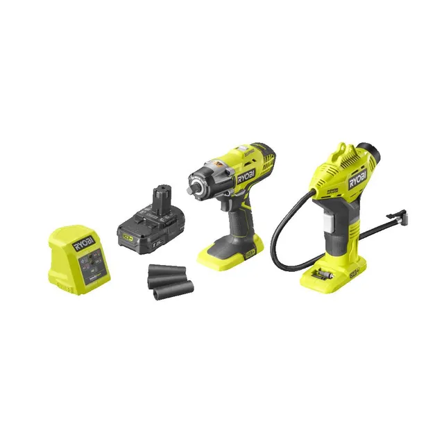 ryobi-one-duo-boulonneuse-400-nm-compresseur-18v-1-5ah image 1