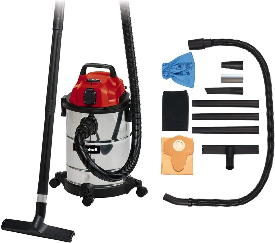 einhell-tc-vc-1820-sa-aspirateur-eau-et-poussi-res-20l-1250w image 1
