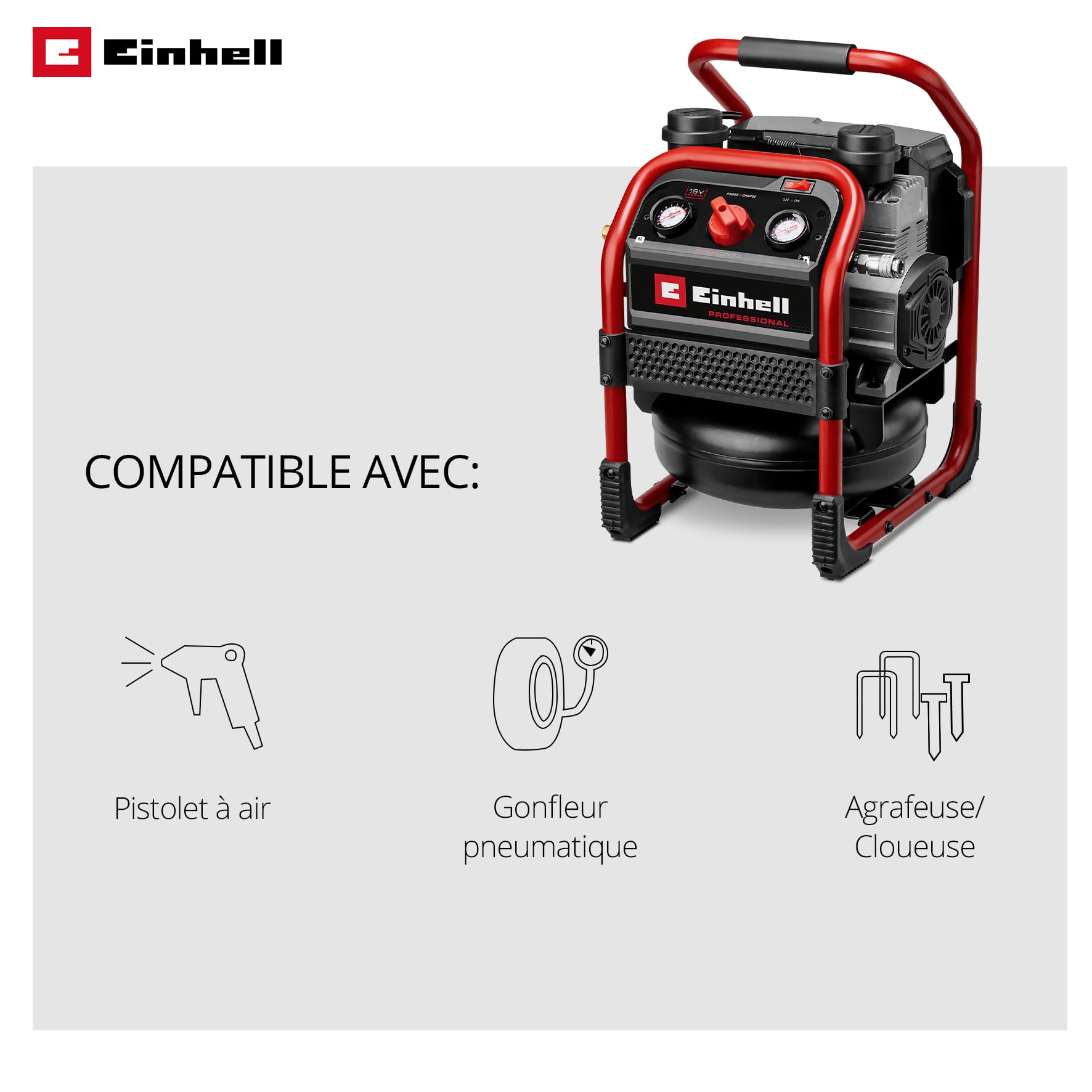 einhell-silenzzo-18-160-compresseur-18v-6l-8-bar-sans-batterie image 5