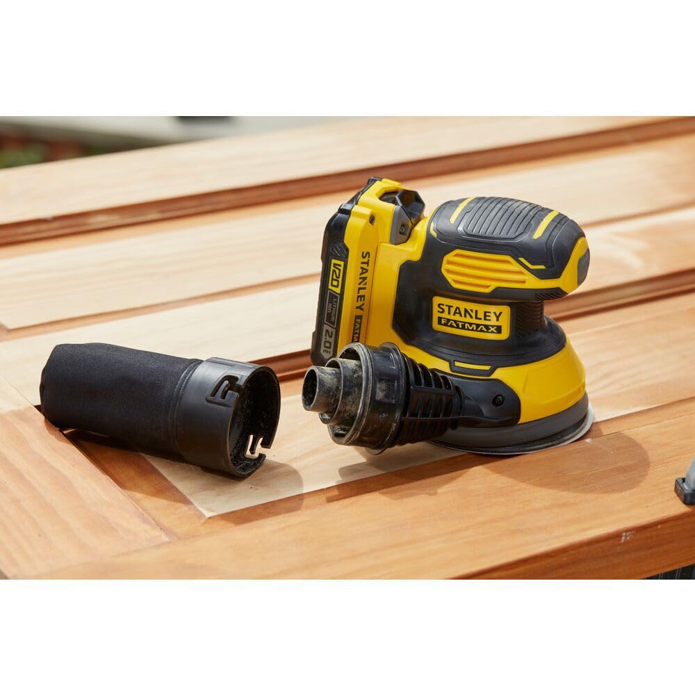 stanley-v20-ponceuse-excentrique-18v-sfmcw220d1s-batterie-2ah image 3