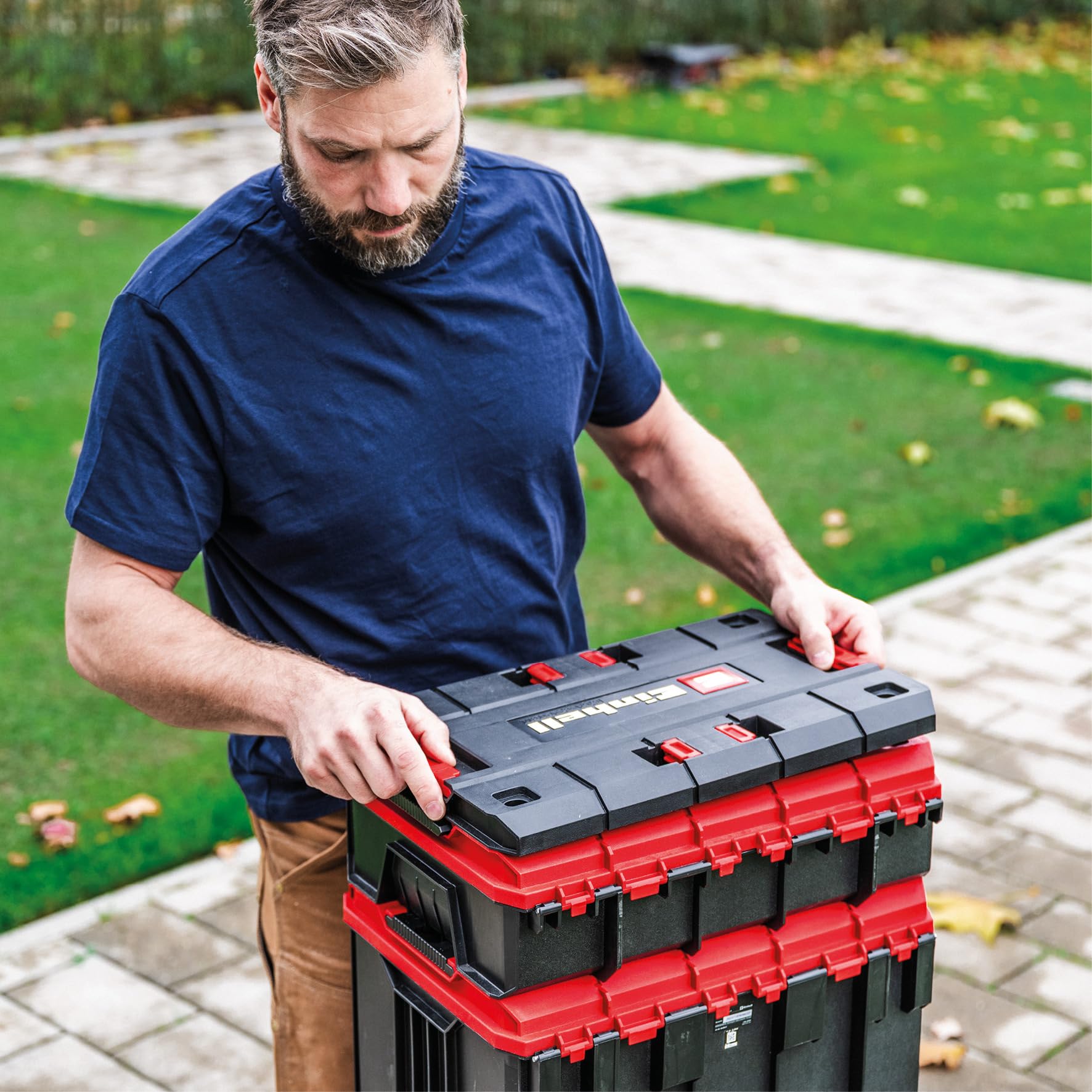 einhell-e-case-plaque-adaptation-half-size-empilable image 2