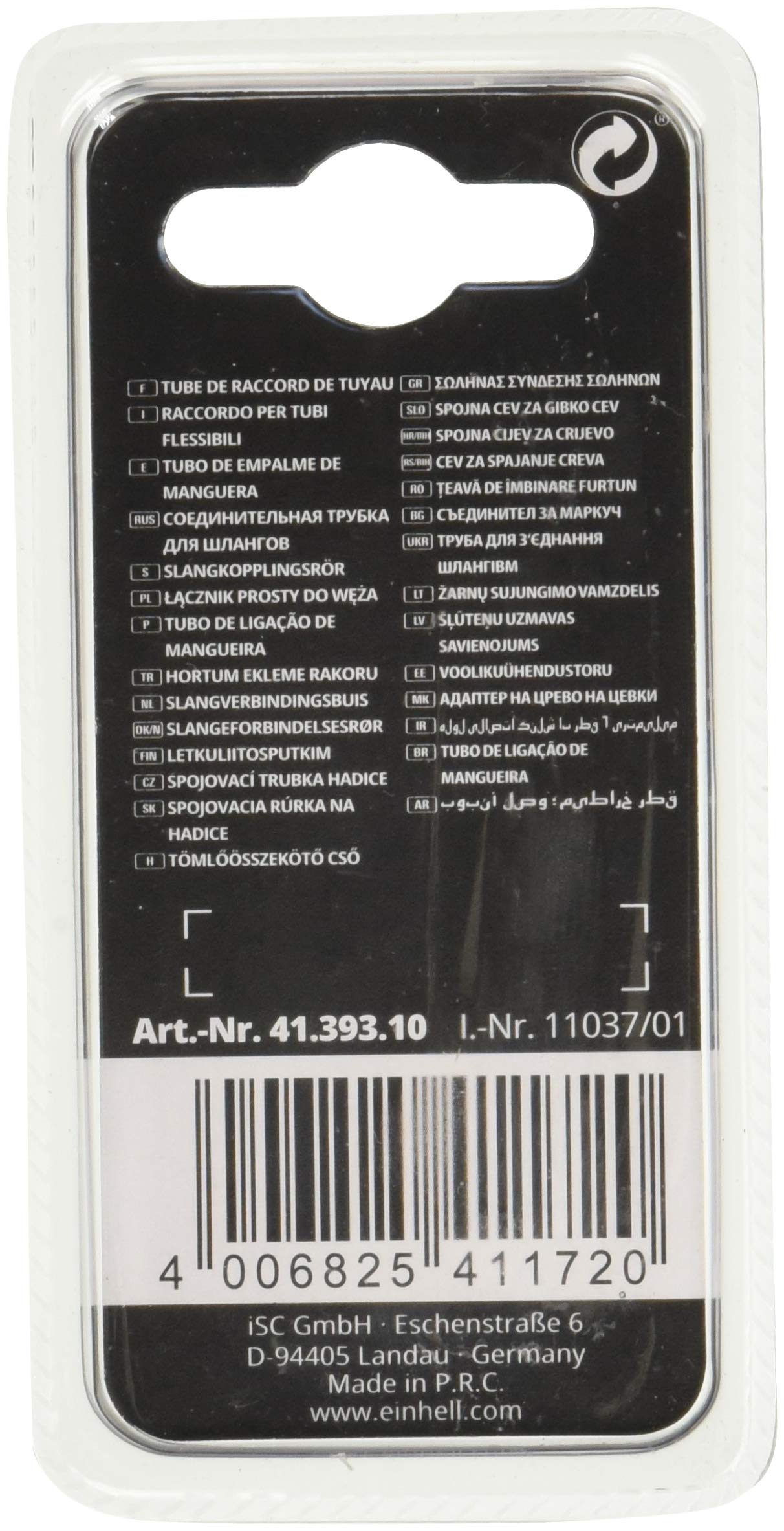 einhell-raccord-tuyau-laiton-6-mm-compresseur-2-colliers image 2