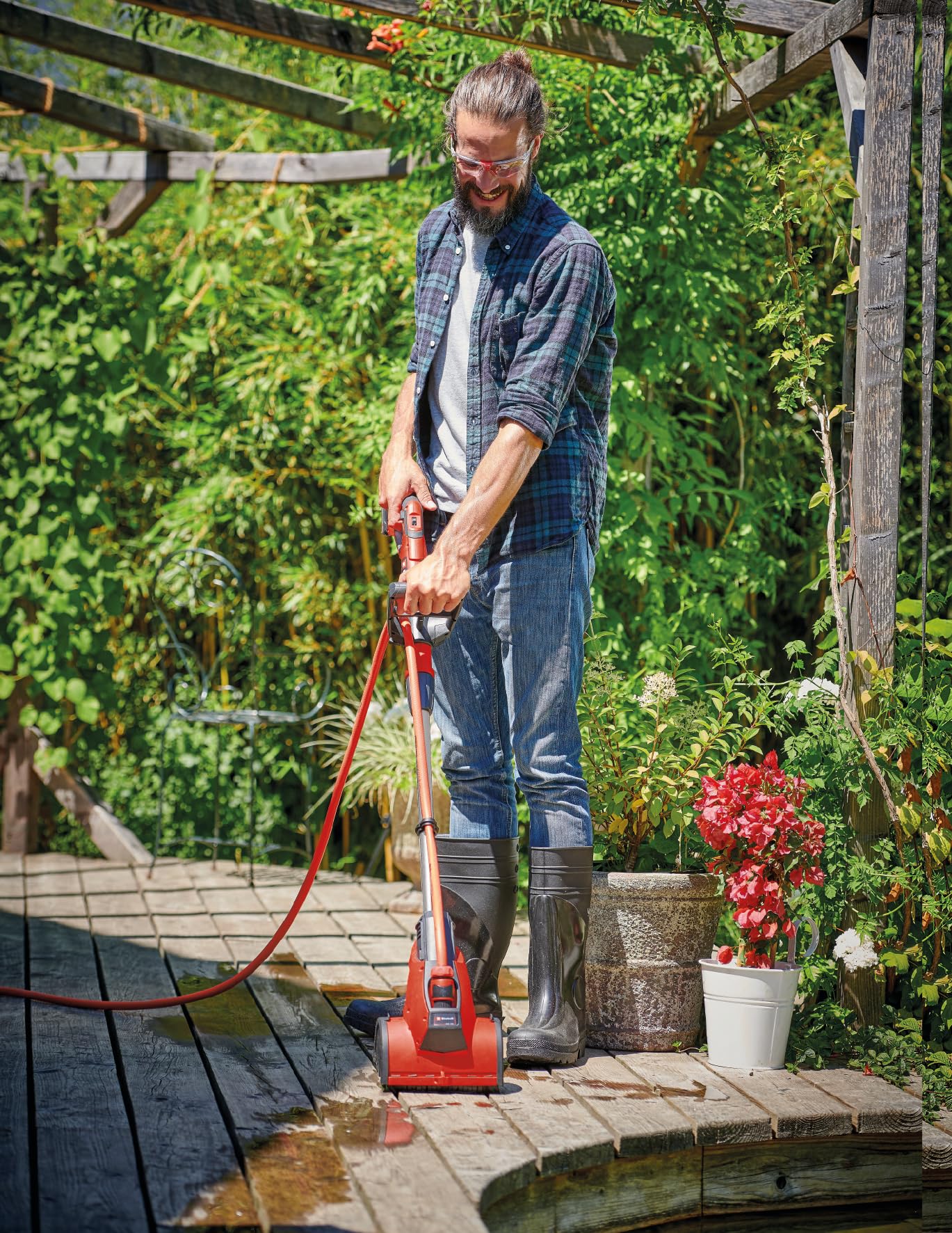 einhell-picobella-18-215-nettoyeur-terrasse-sans-fil-brosse-medium image 4