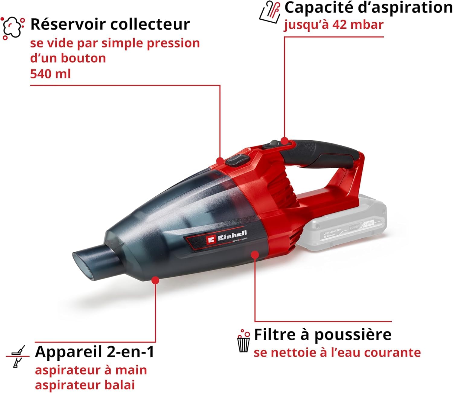 einhell-te-vc-18-li-solo-aspirateur-main-18v-540ml image 3
