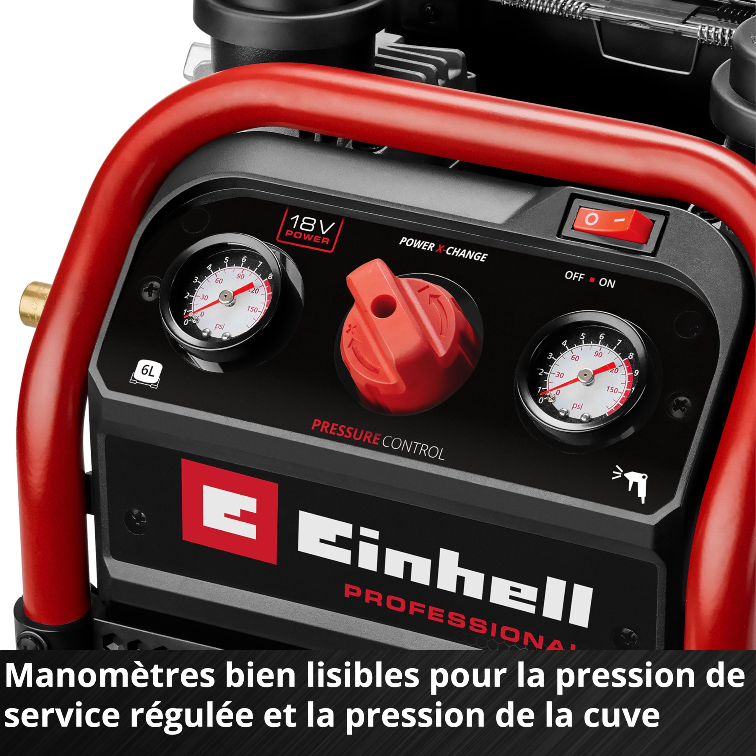 einhell-silenzzo-18-160-compresseur-18v-6l-8-bar-sans-batterie image 8