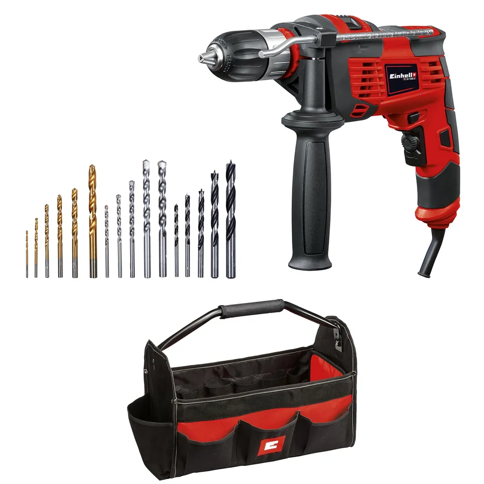 einhell-tc-id-1000-e-kit-perceuse-percussion-1010-w image 1