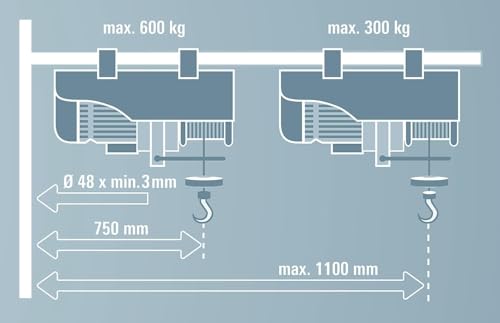 einhell-sa-1100-bras-pivotant-palan-600-kg-orientable-180 image 5