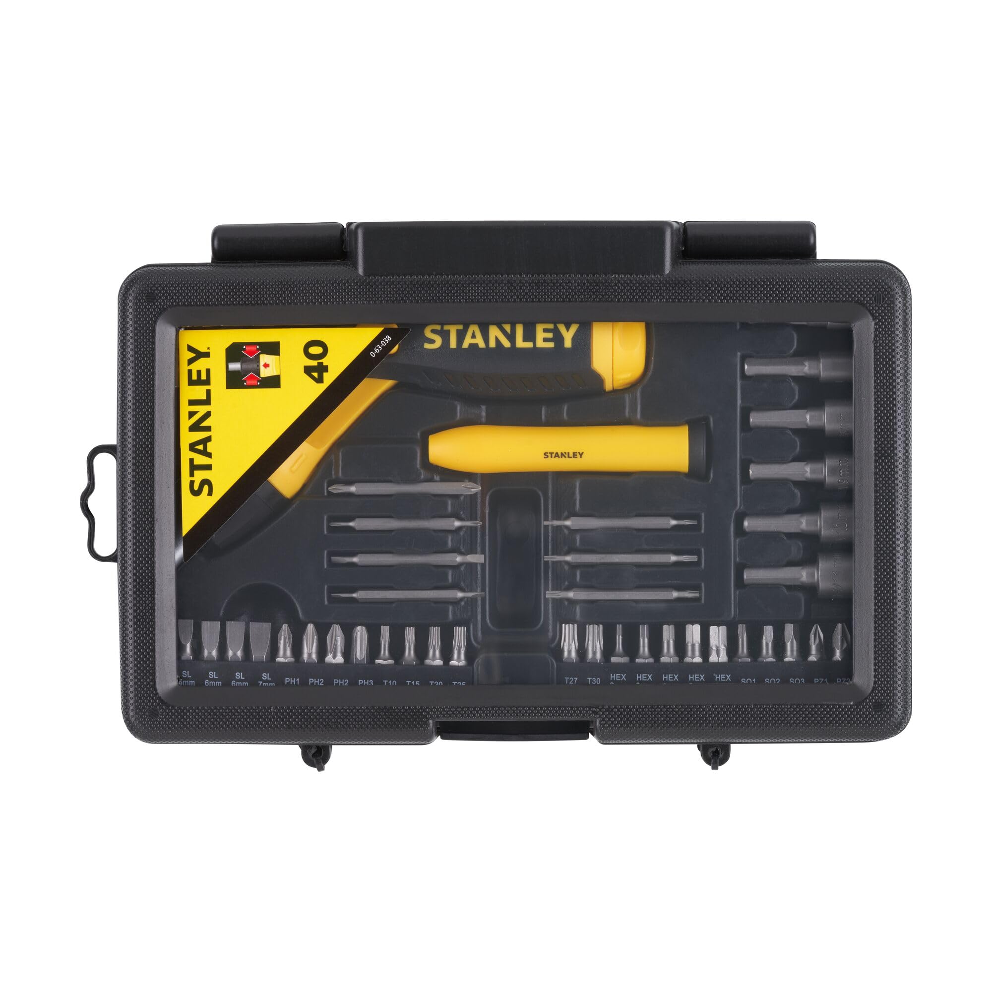 stanley-0-63-038-coffret-tournevis-cliquet-39-pi-ces image 2
