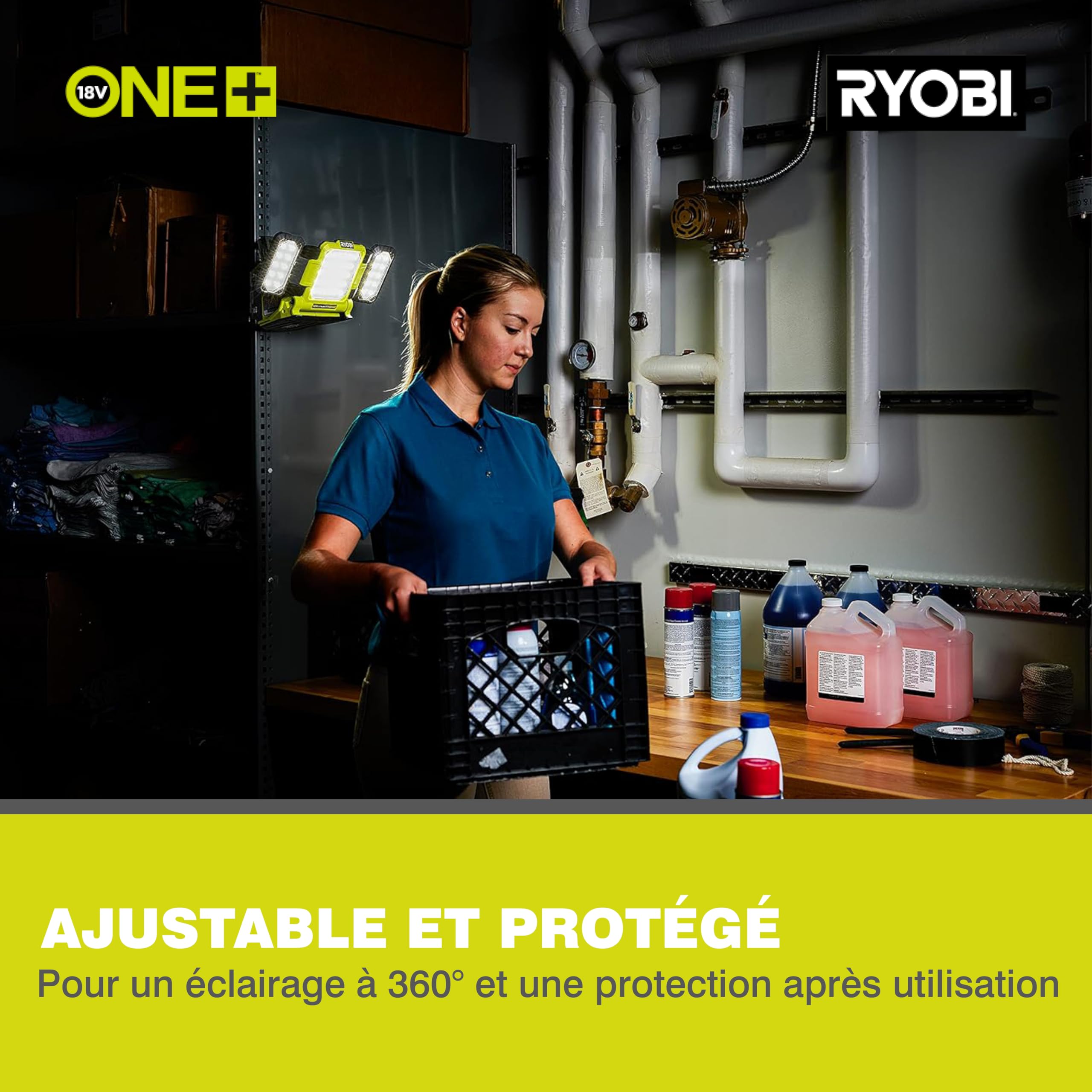 ryobi-rlp18-0-one-lampe-triple-panneau-led-18v-3000-lm image 5