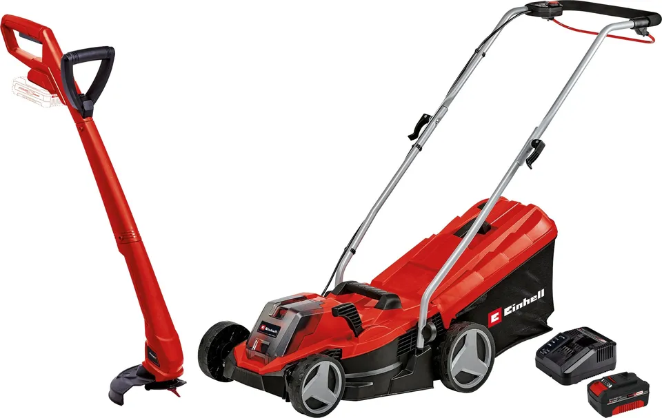 einhell-ge-cm-18-33-gc-ct-18-24-kit-jardin-18v-batterie-4-0ah image 1