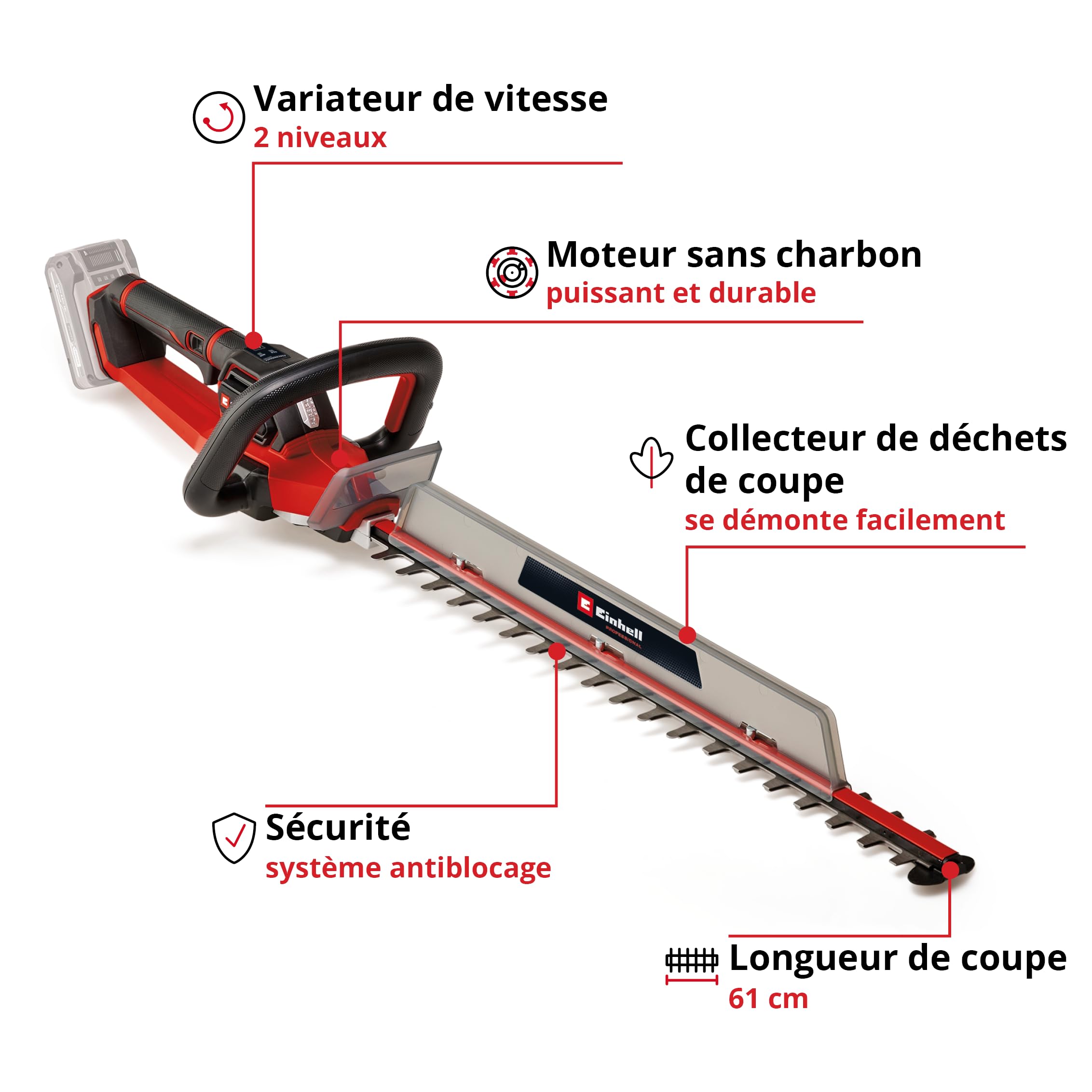 einhell-gp-ch-18-61-li-bl-solo-taille-haie-18v-61-cm-sans-batterie image 3