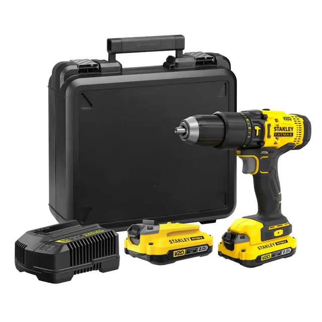 stanley-v20-perceuse-visseuse-percussion-2-batteries image 1