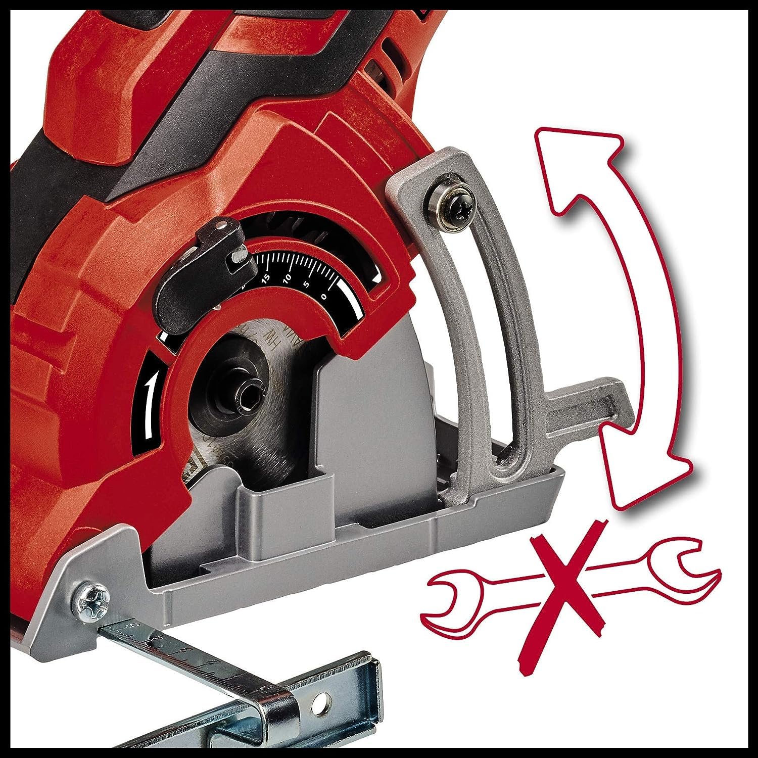 einhell-tc-cs-89-mini-scie-circulaire-600-w-lame-89-mm image 5