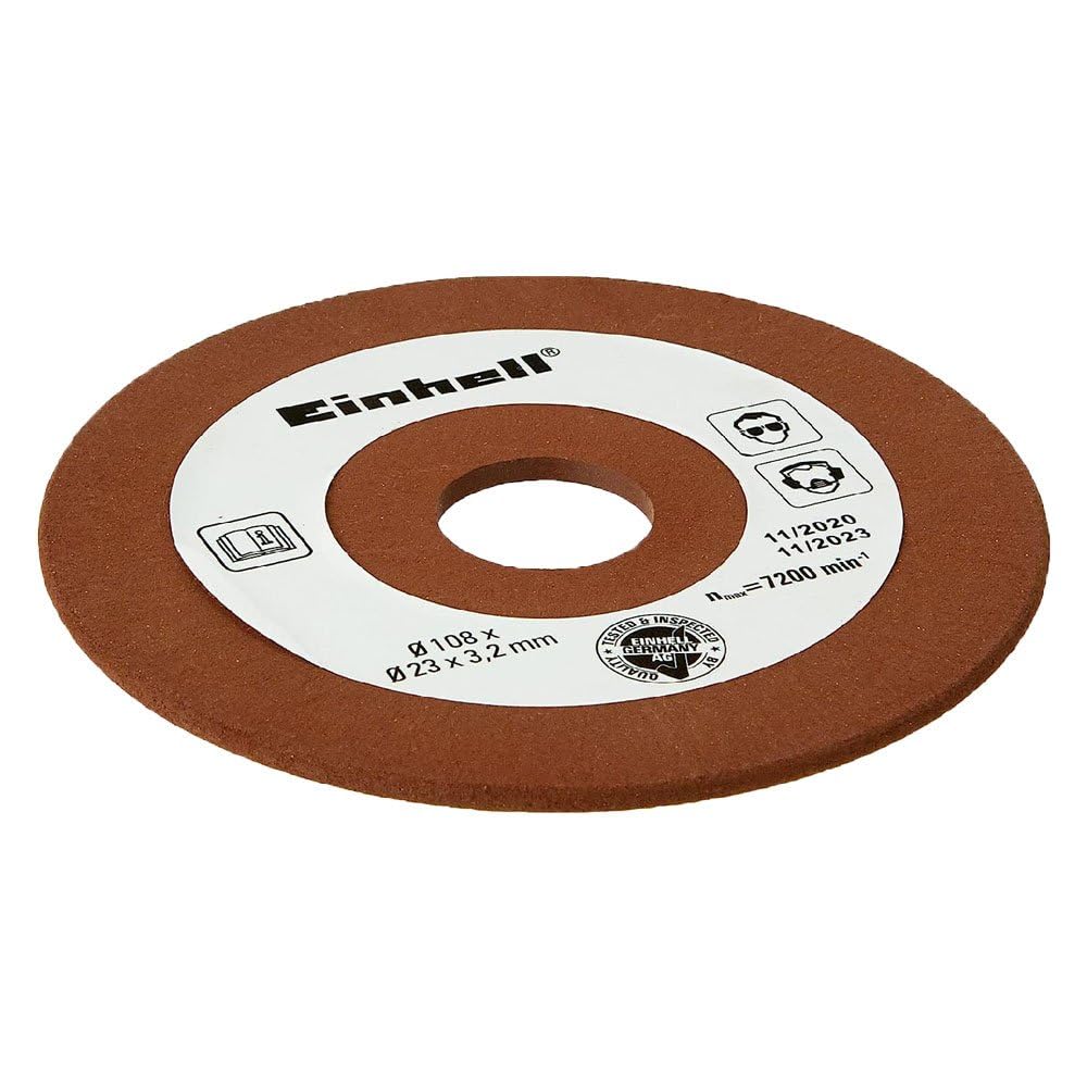 einhell-k100-disque-abrasif-aff-teuse-108-mm-3-2-mm-p100 image 1