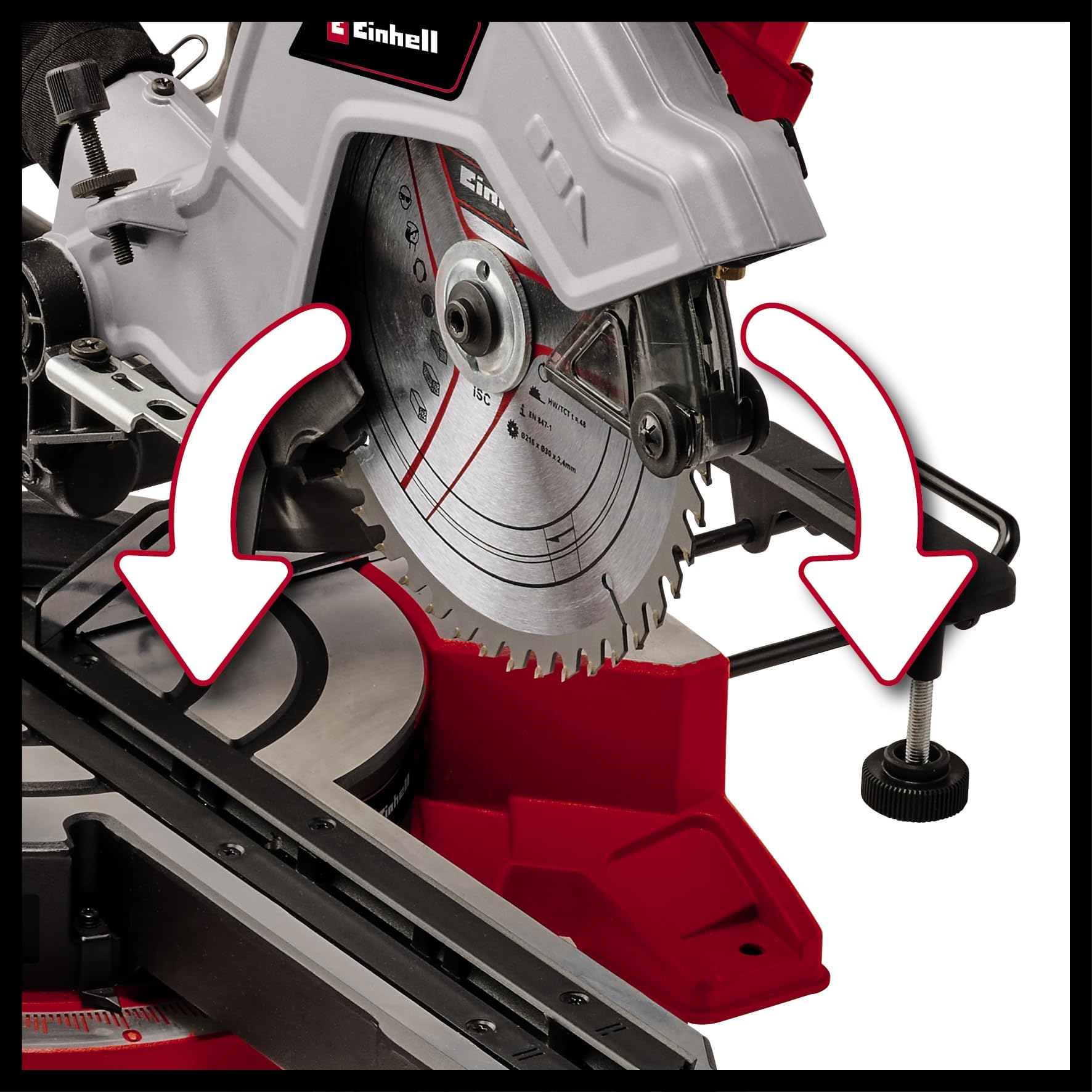 einhell-te-sm-8-l-dual-scie-onglet-radiale-1800w-216-mm image 7