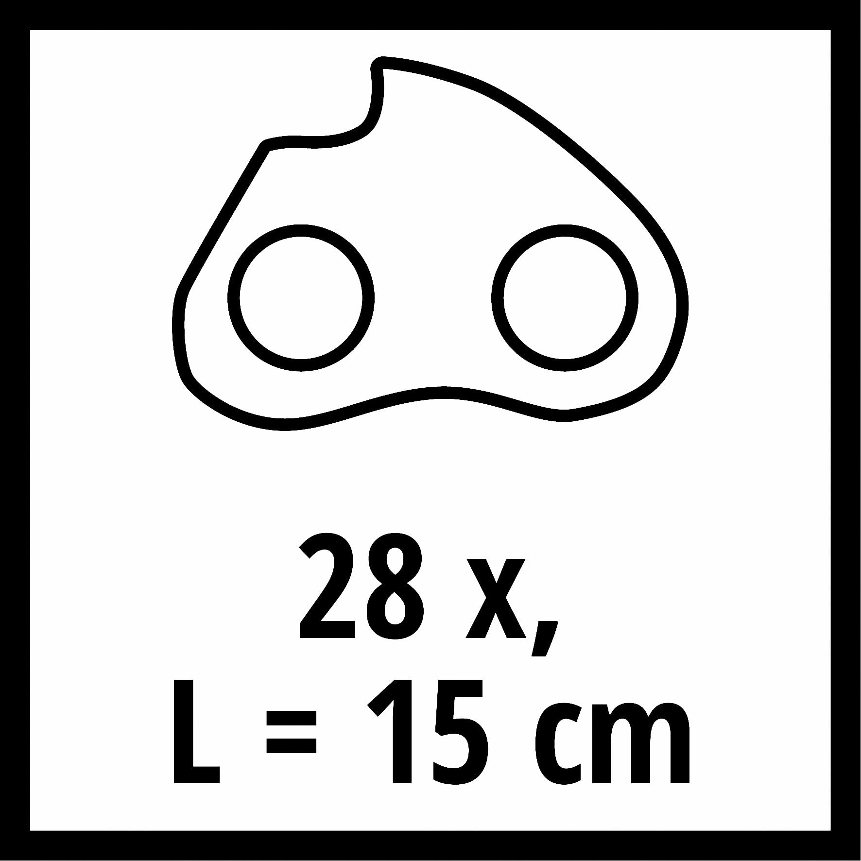 einhell-ge-ps-18-15-li-bl-cha-ne-tron-onneuse-15-cm-28-maillons image 2