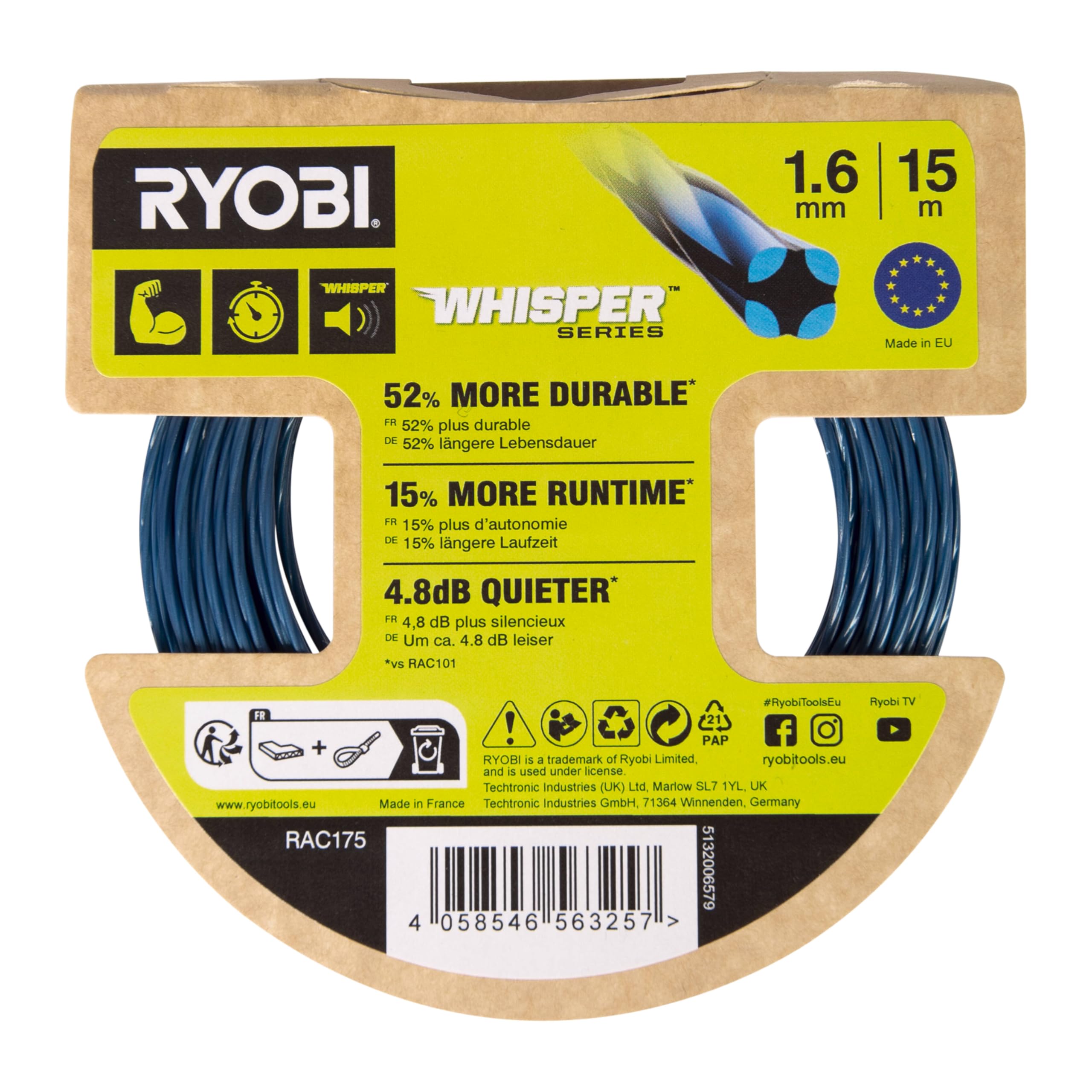 ryobi-rac175-fil-coupe-bordure-torsad-1-6-mm-x-15-m image 2