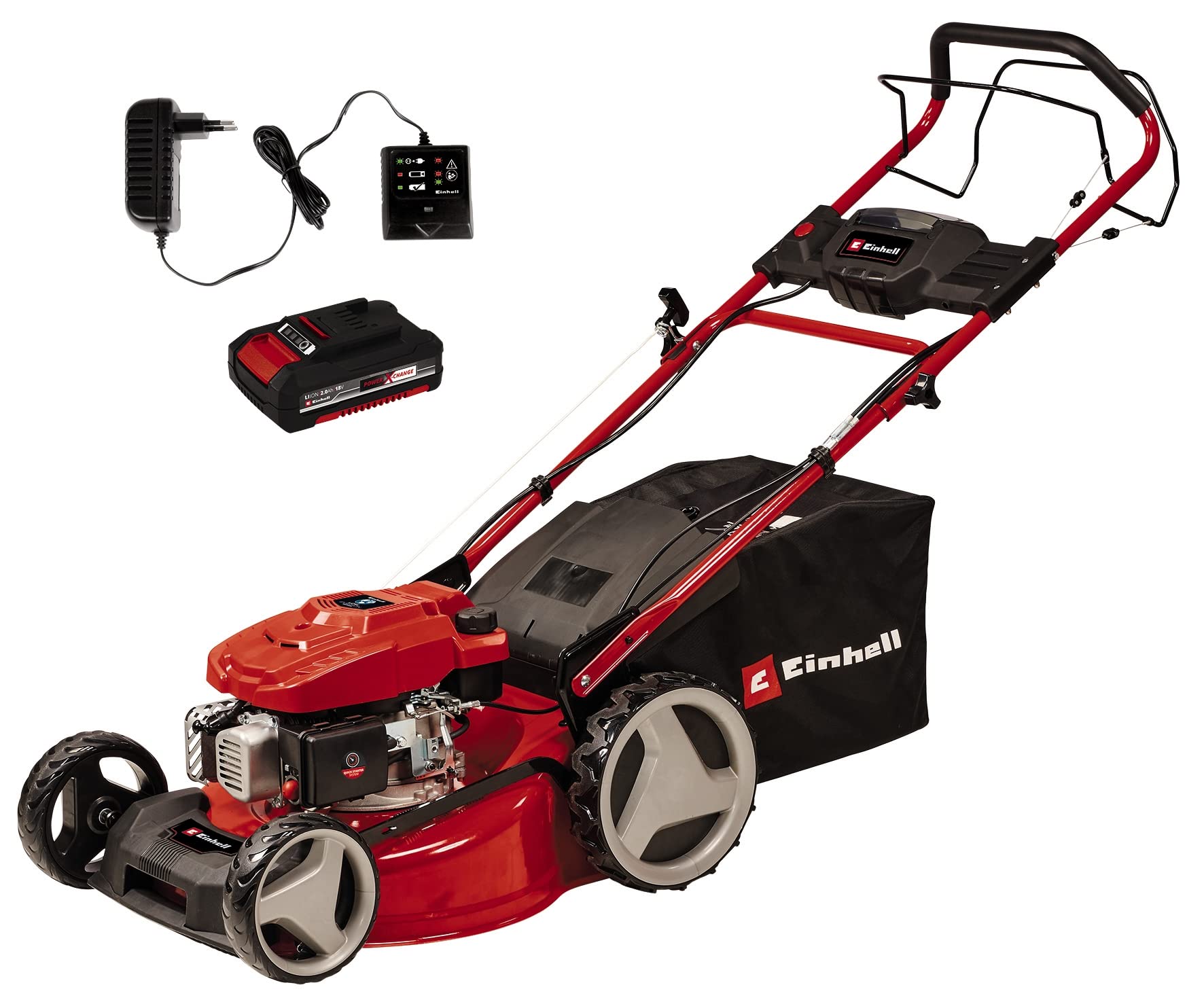 einhell-gc-pm-46-sm-hw-e-li-tondeuse-thermique-46-cm-e-start image 1