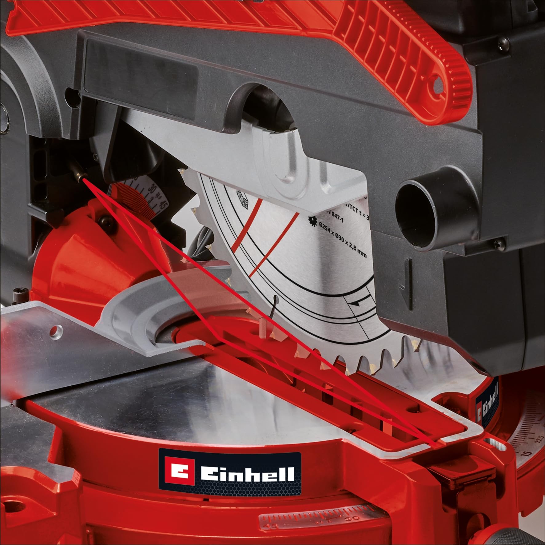 einhell-te-ms-254-t-scie-onglets-254-mm-2000w image 5