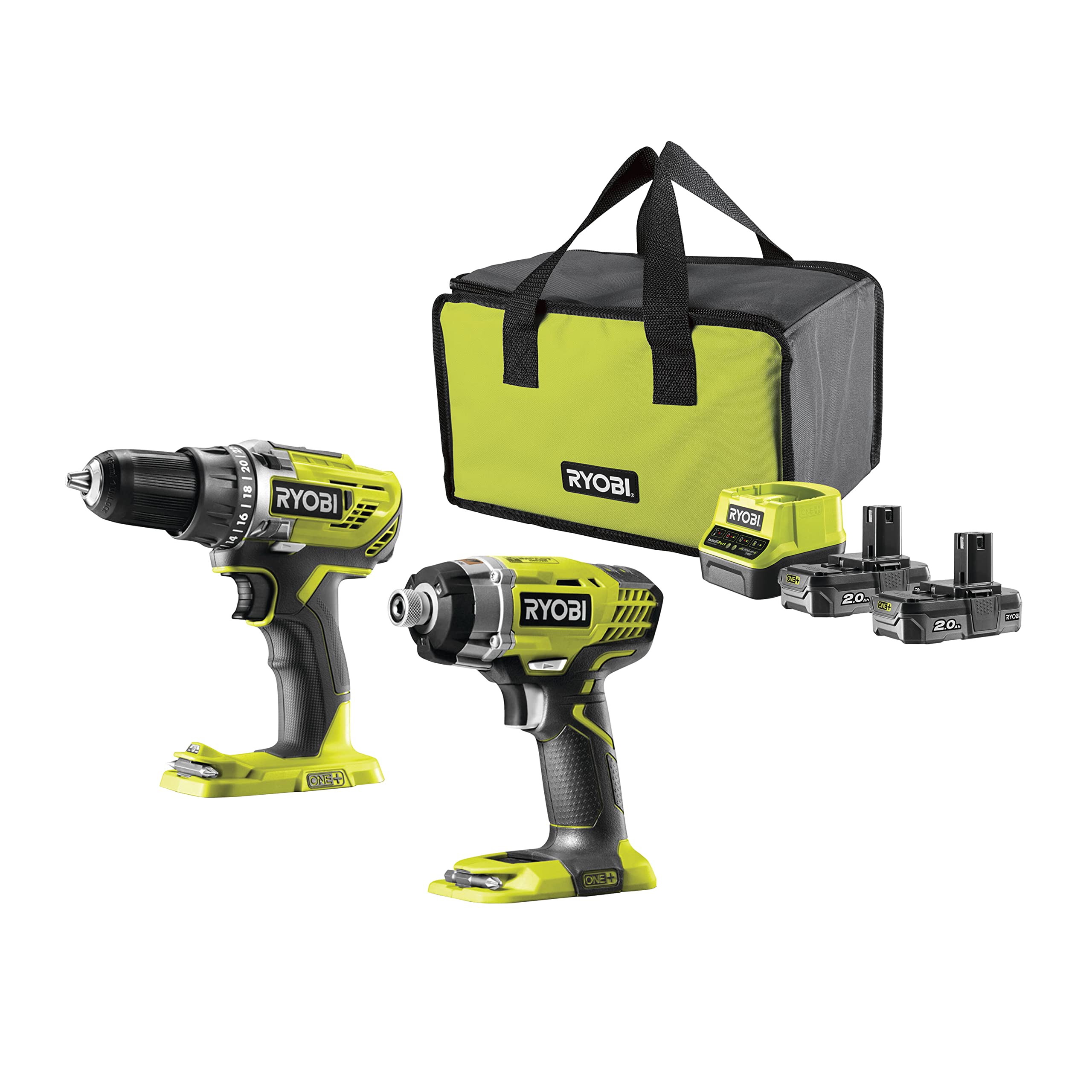 ryobi-r18ddid-220s-pack-perceuse-visseuse-chocs-18v-2x2-0ah image 1