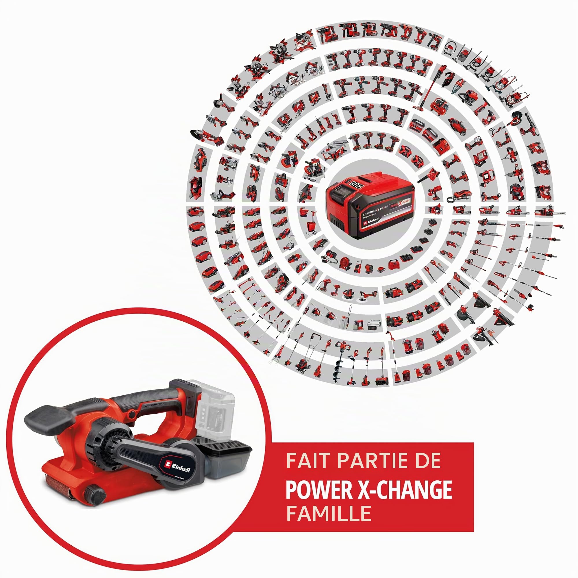 einhell-tp-bs-18-457-li-bl-ponceuse-bande-18v-solo-75-mm image 2