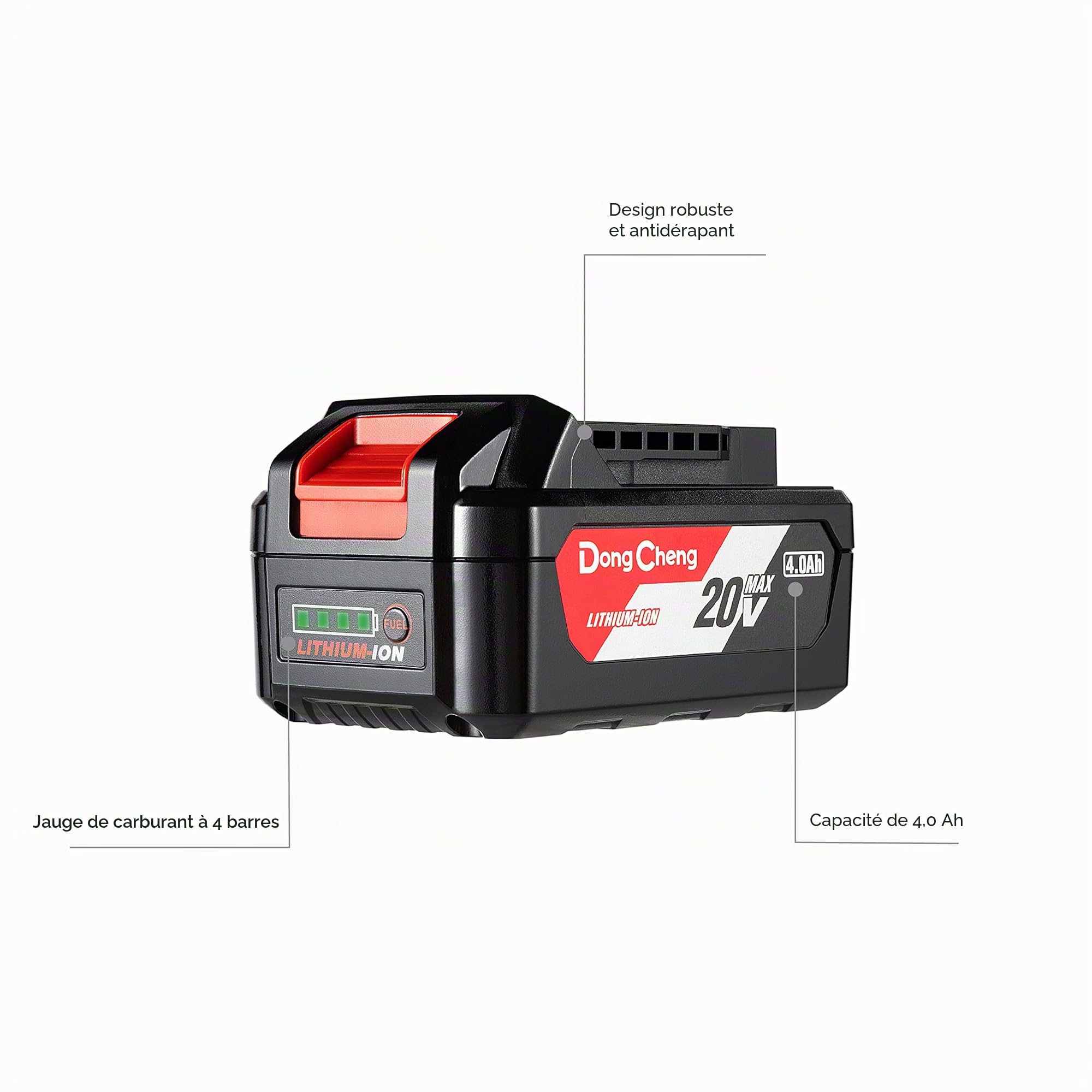 dongcheng-ffbl2040-batterie-18v-4-0-ah-lithium-ion image 2