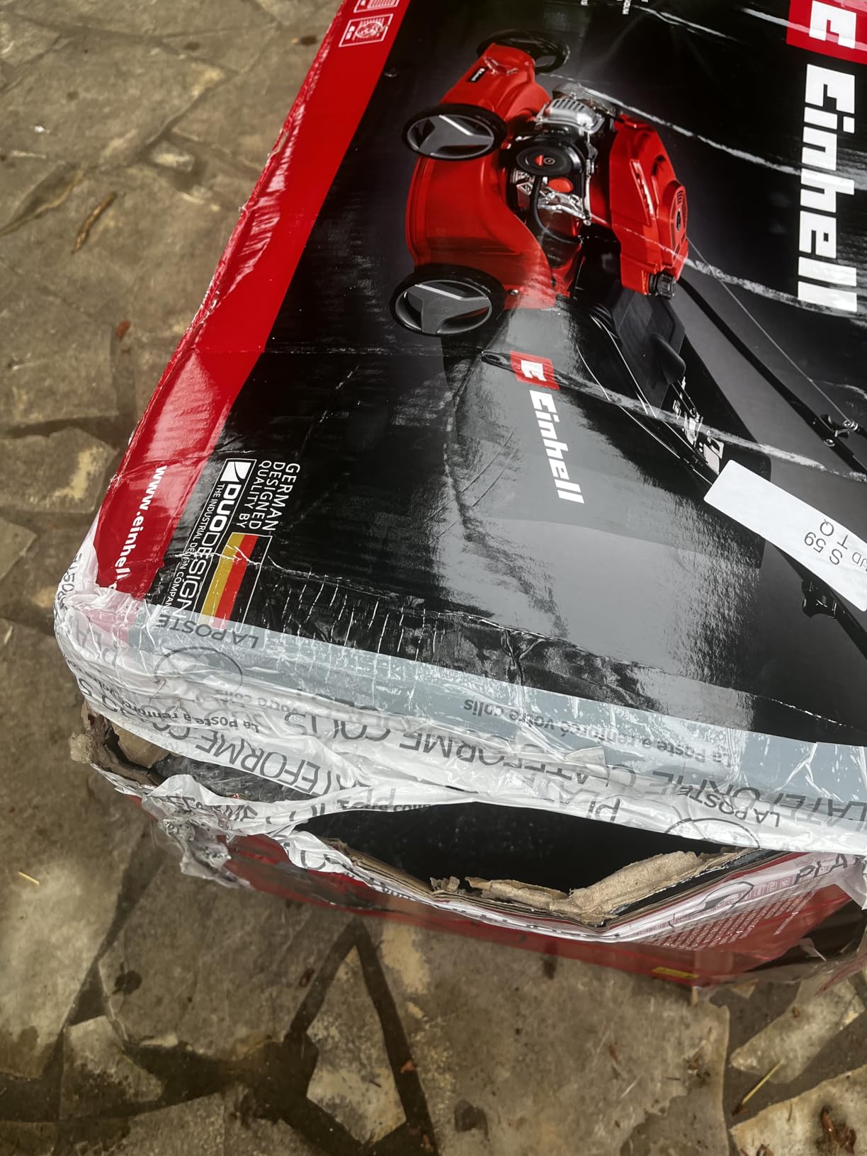 Bac plein visible
