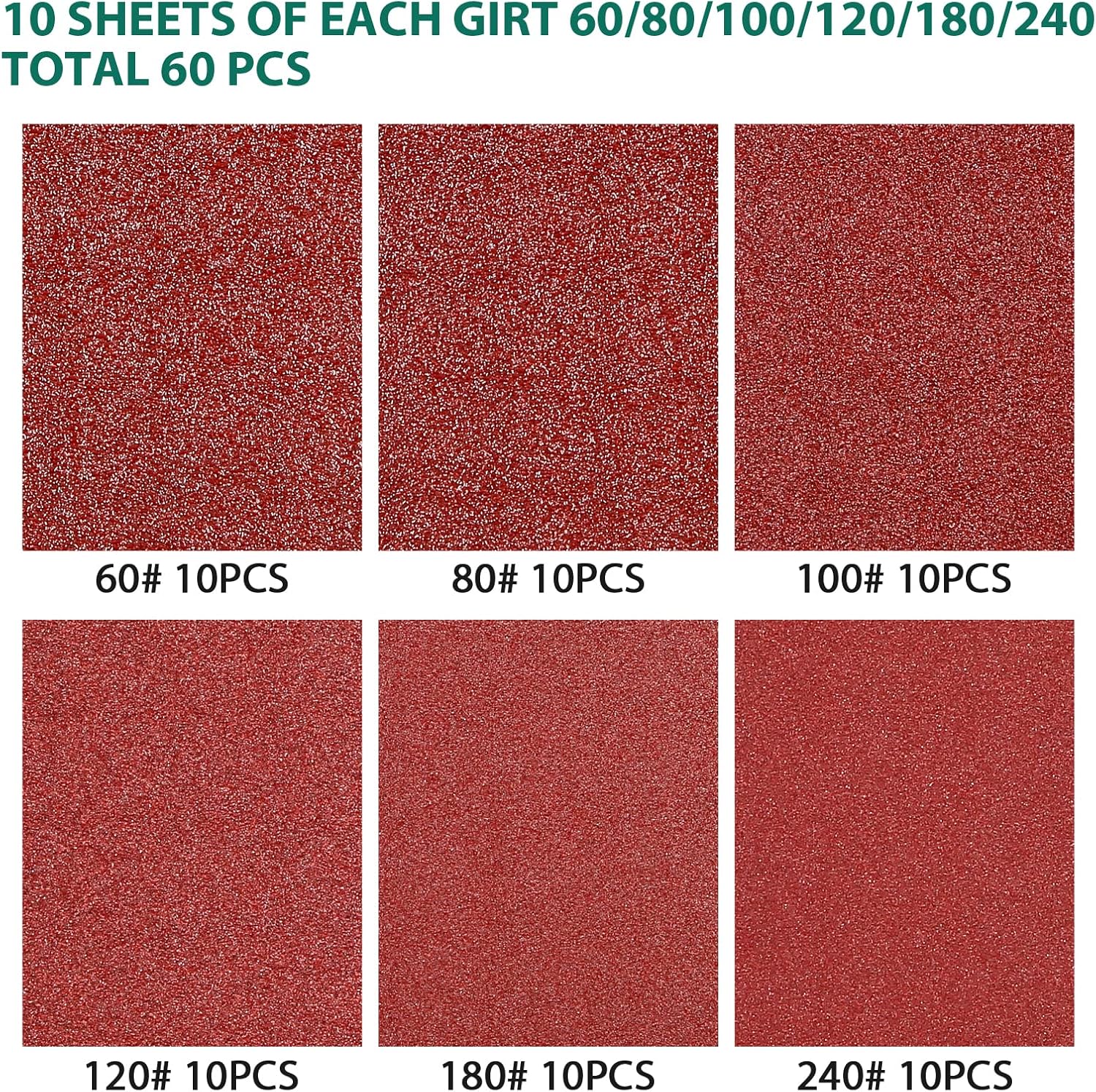 hychika-patins-abrasifs-souris-60-pcs-grains-60-240-fl118a image 2
