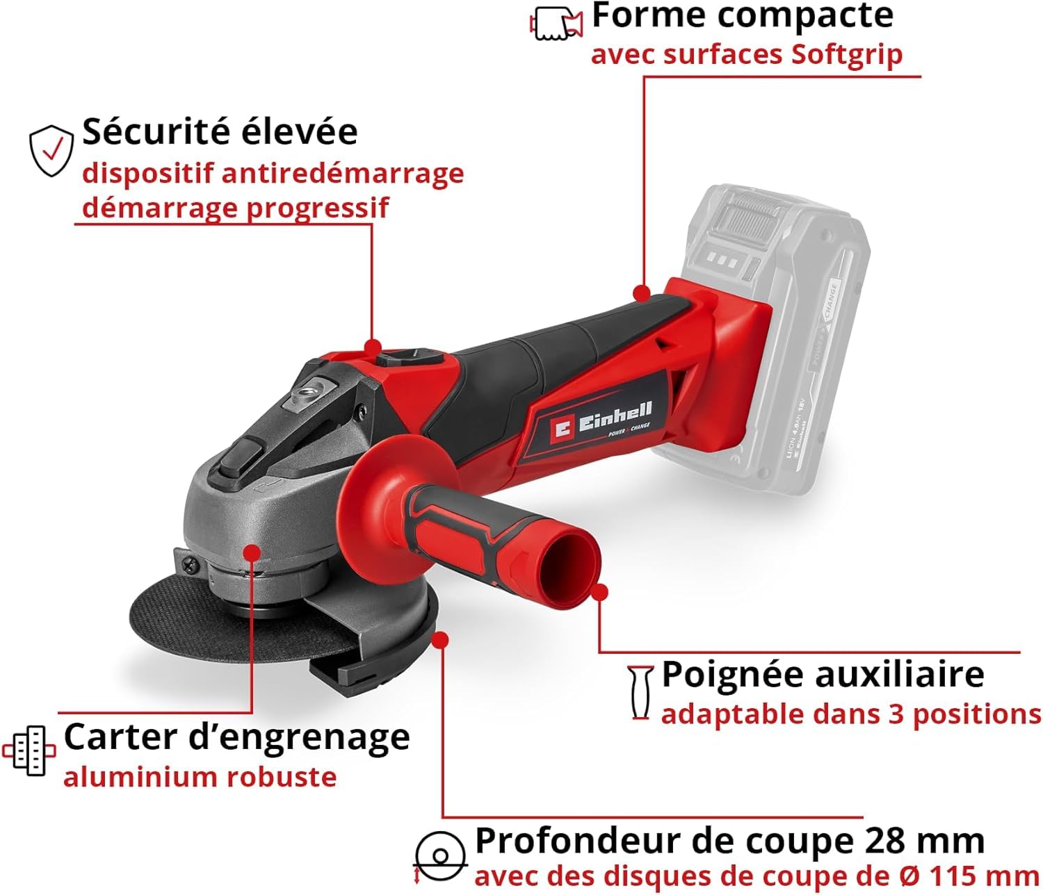 einhell-tc-ag-18-115-li-solo-meuleuse-d-angle-115-mm-sans-batterie image 3