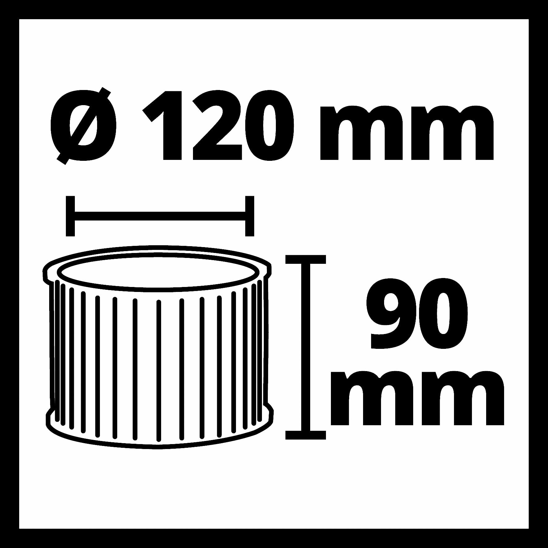 einhell-filtre-pliss-av-aspirateur-cendres-120-mm image 3