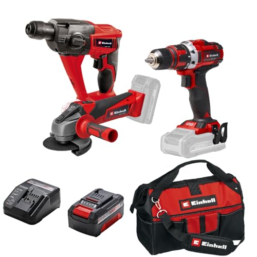 einhell-pack-3-outils-te-cd-te-hd-tc-ag-18v-4-0ah image 2