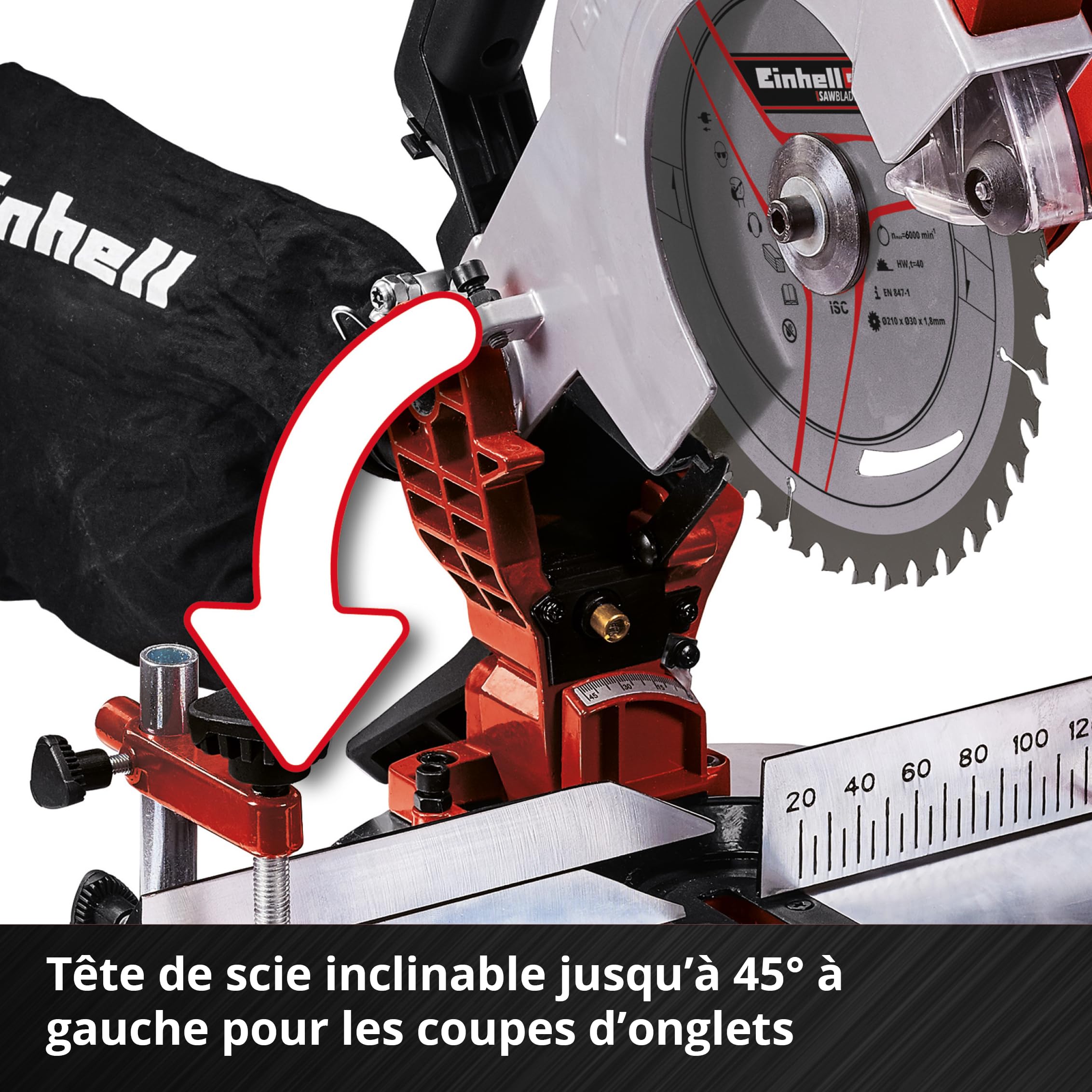 einhell-te-ms-18-210-li-solo-scie-210-mm-sans-batterie image 7
