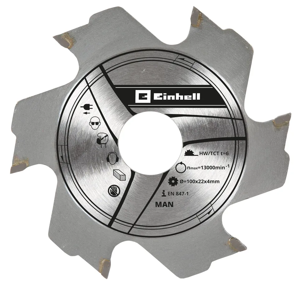 einhell-lame-fraisage-100-mm-carbure-6-dents image 1