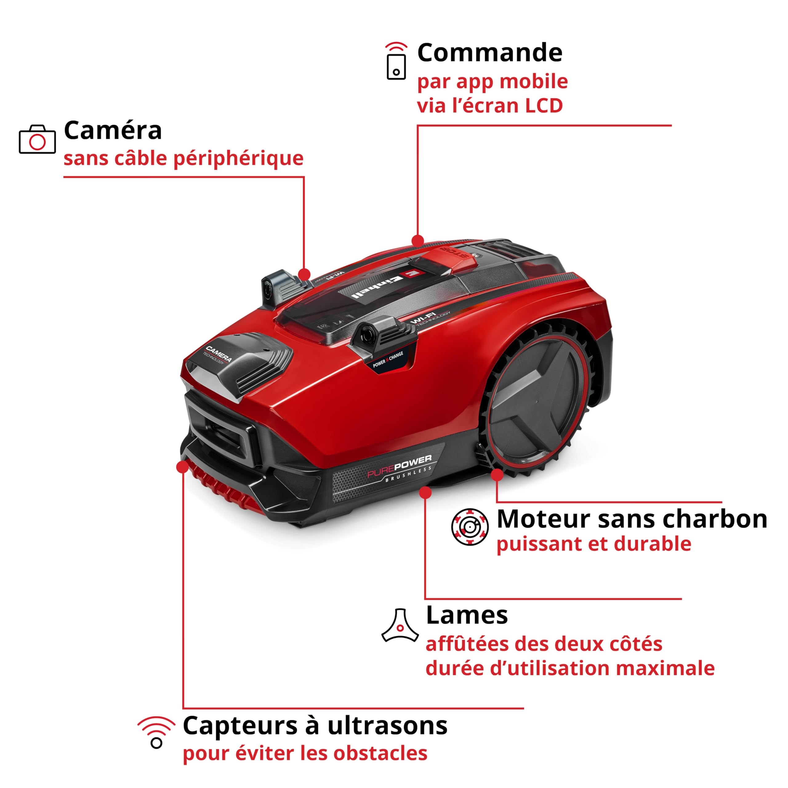 einhell-freelexo-cam-plus-600-robot-tondeuse-600-m-batterie-4-0-ah image 3